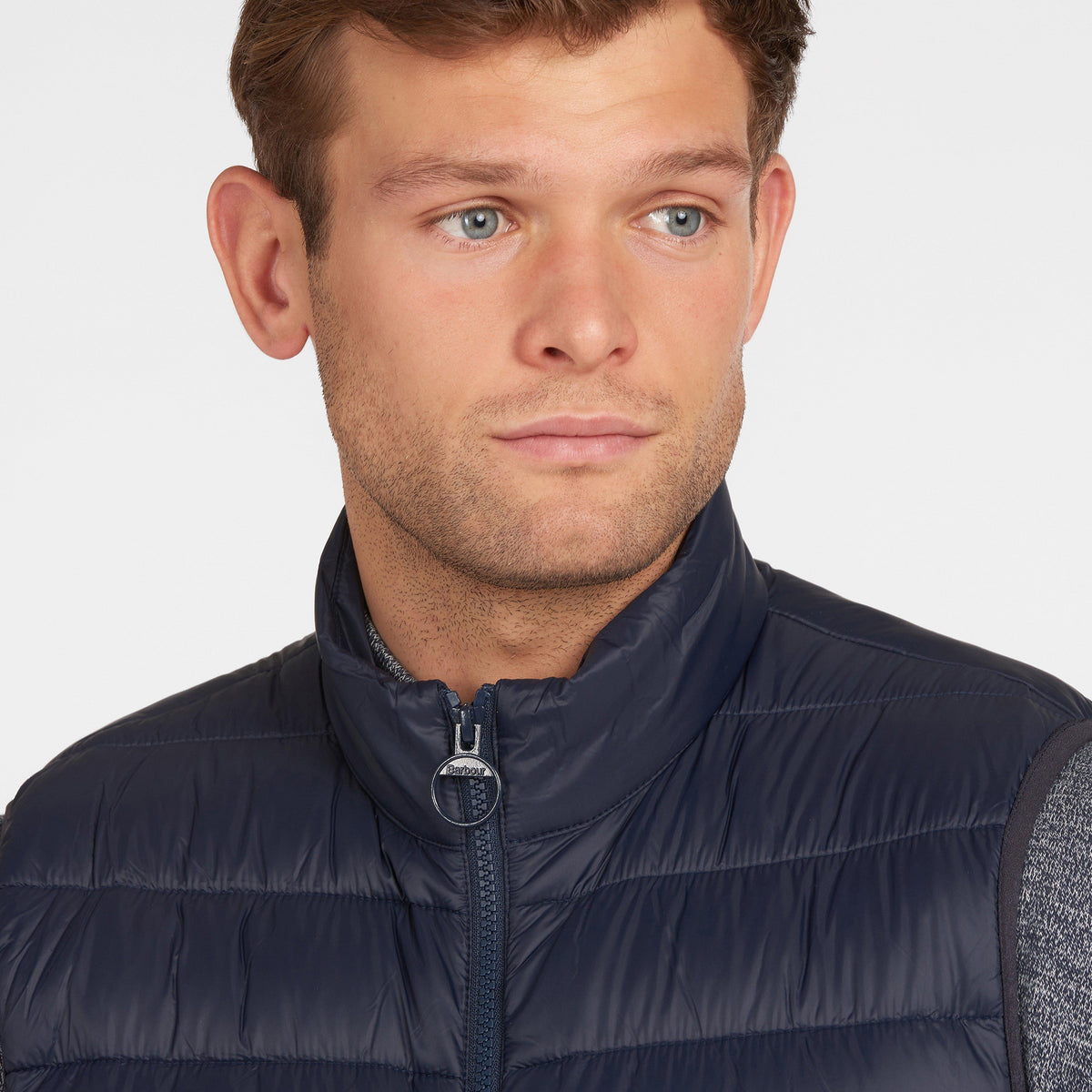 Mens Bretby Quilted Gilet Navy