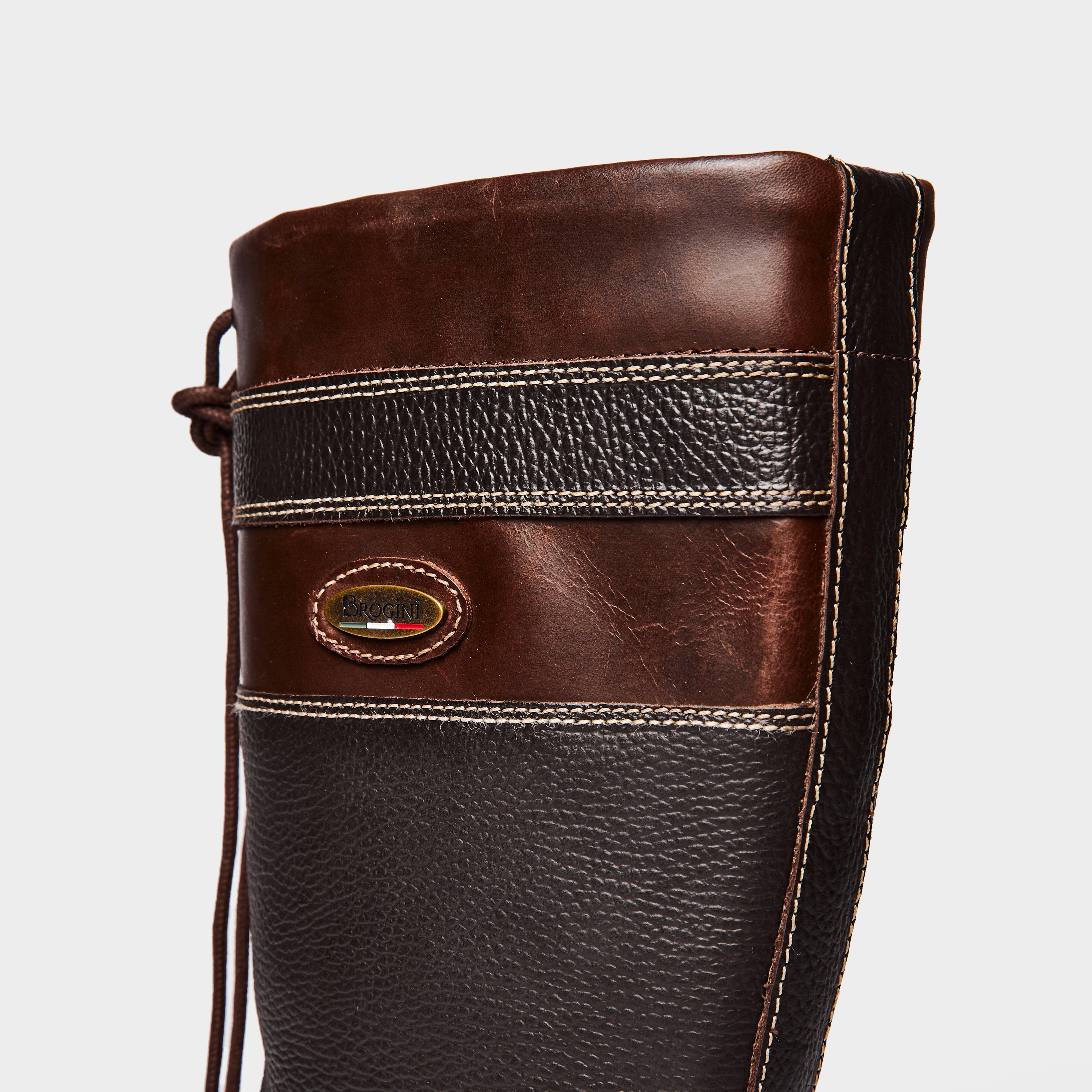 Womens Warwick Pull On Wide Calf Country Boots Brown