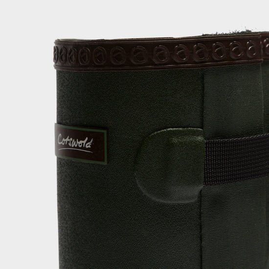 Mens Grange Neoprene Wellington Boots Green