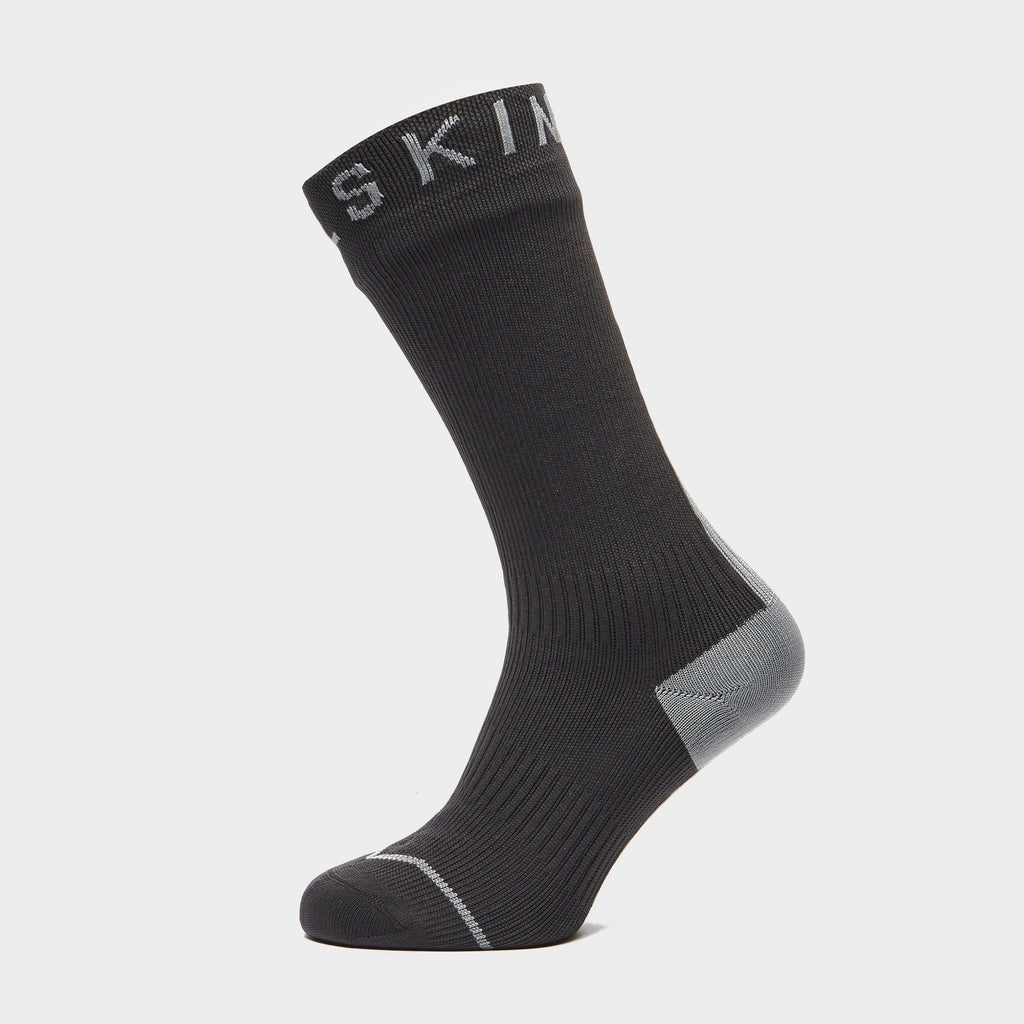 Waterproof All Weather Mid Length Socks Black