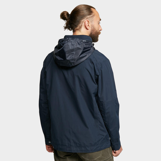 Mens Haldor Waterproof Jacket Navy