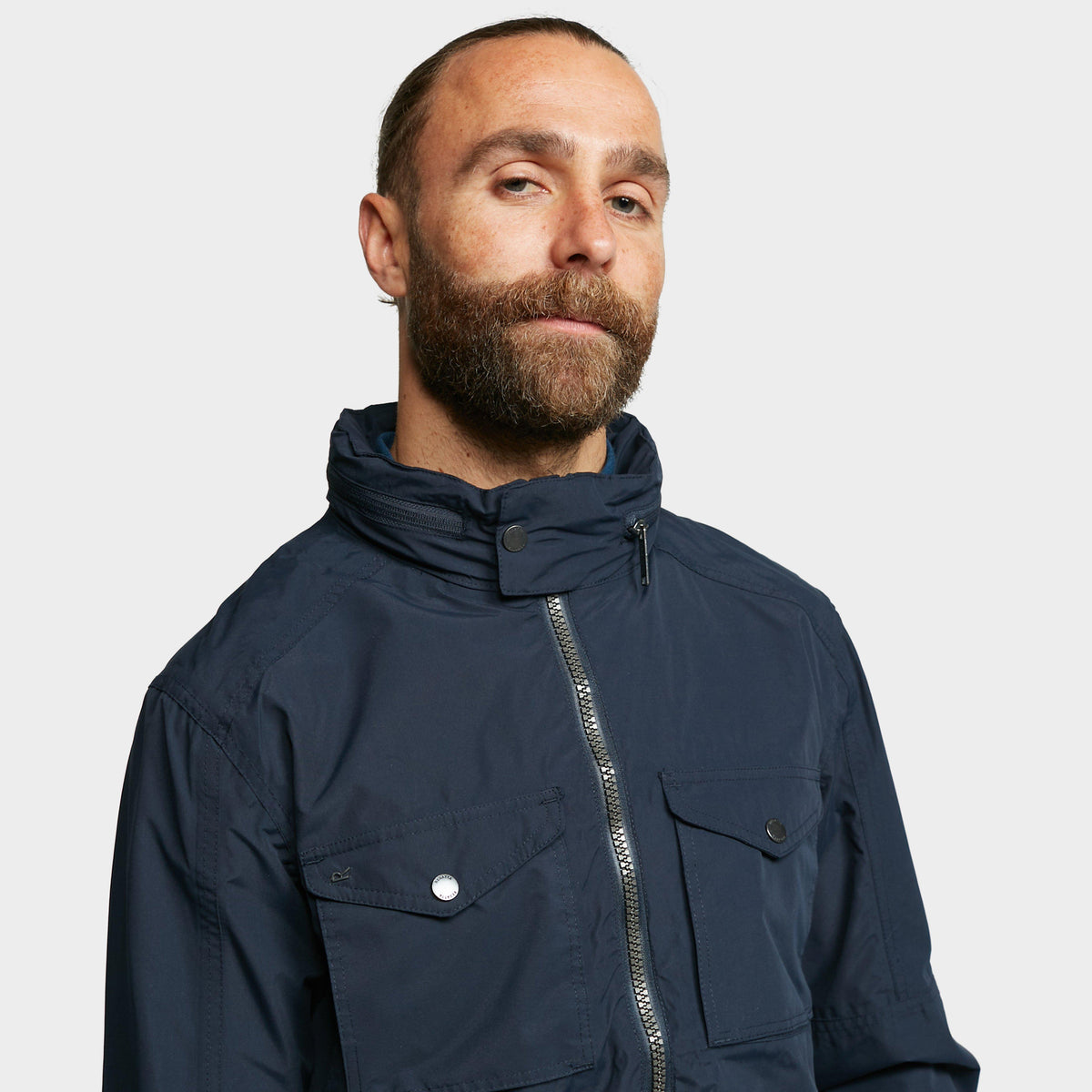 Mens Haldor Waterproof Jacket Navy