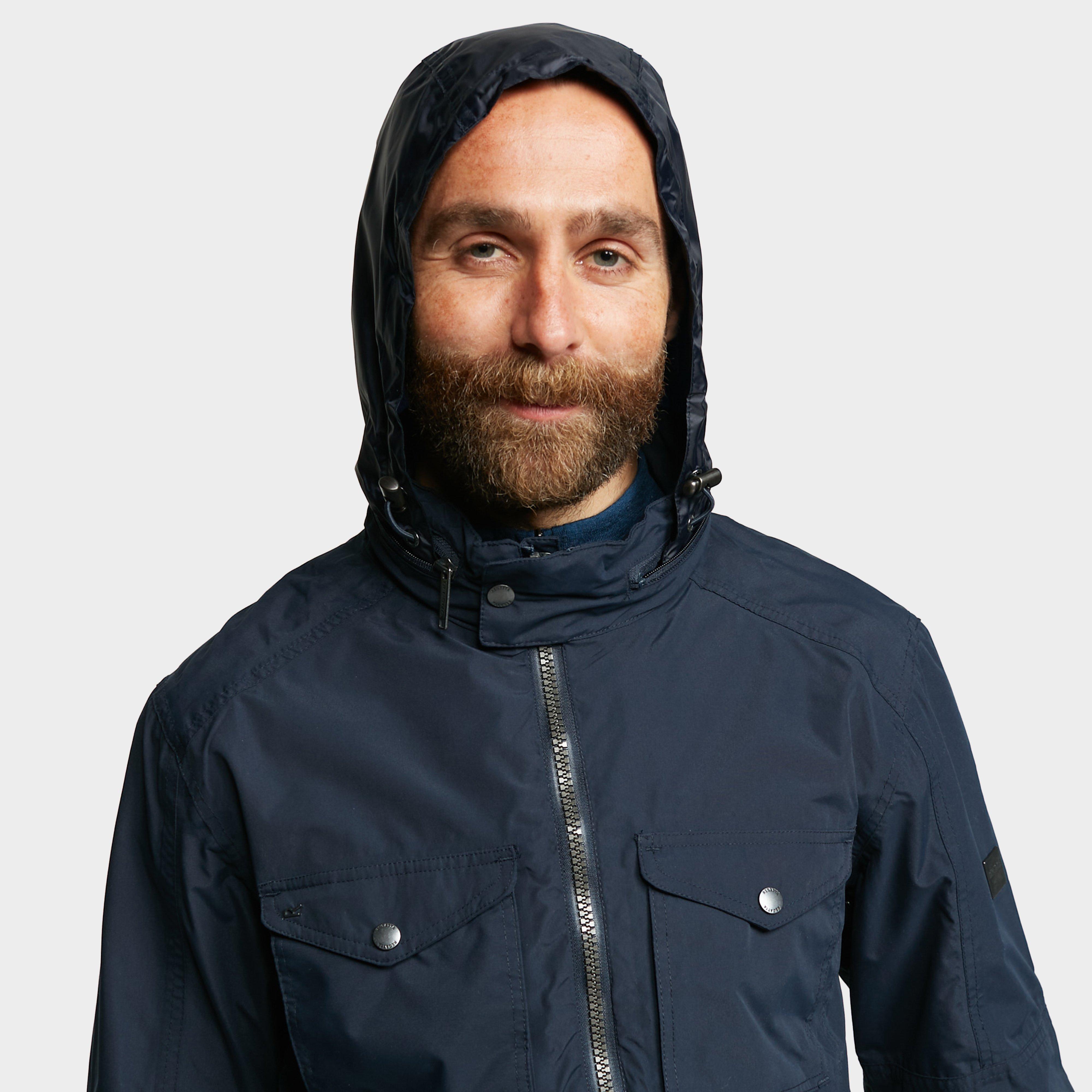 Mens Haldor Waterproof Jacket Navy