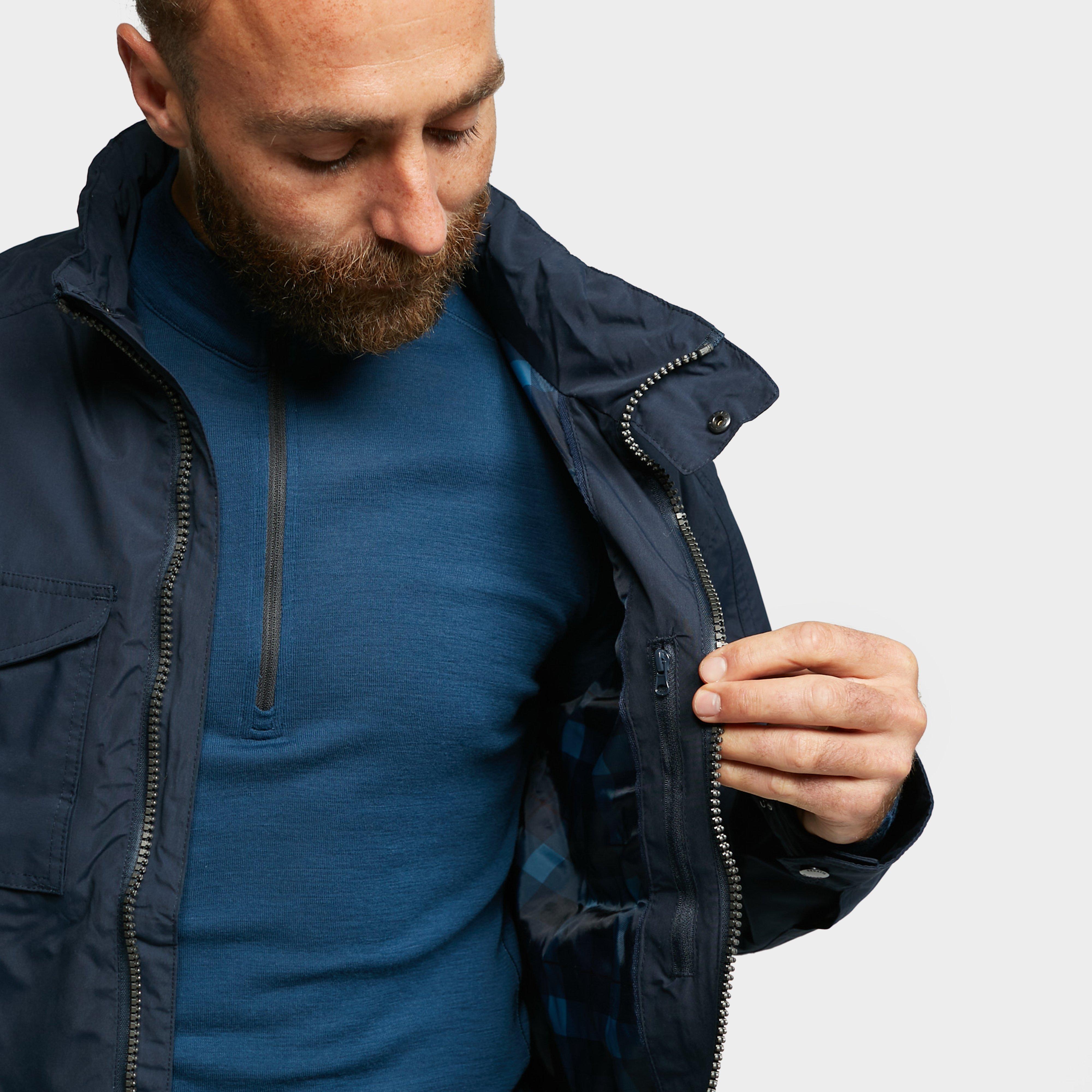 Mens Haldor Waterproof Jacket Navy