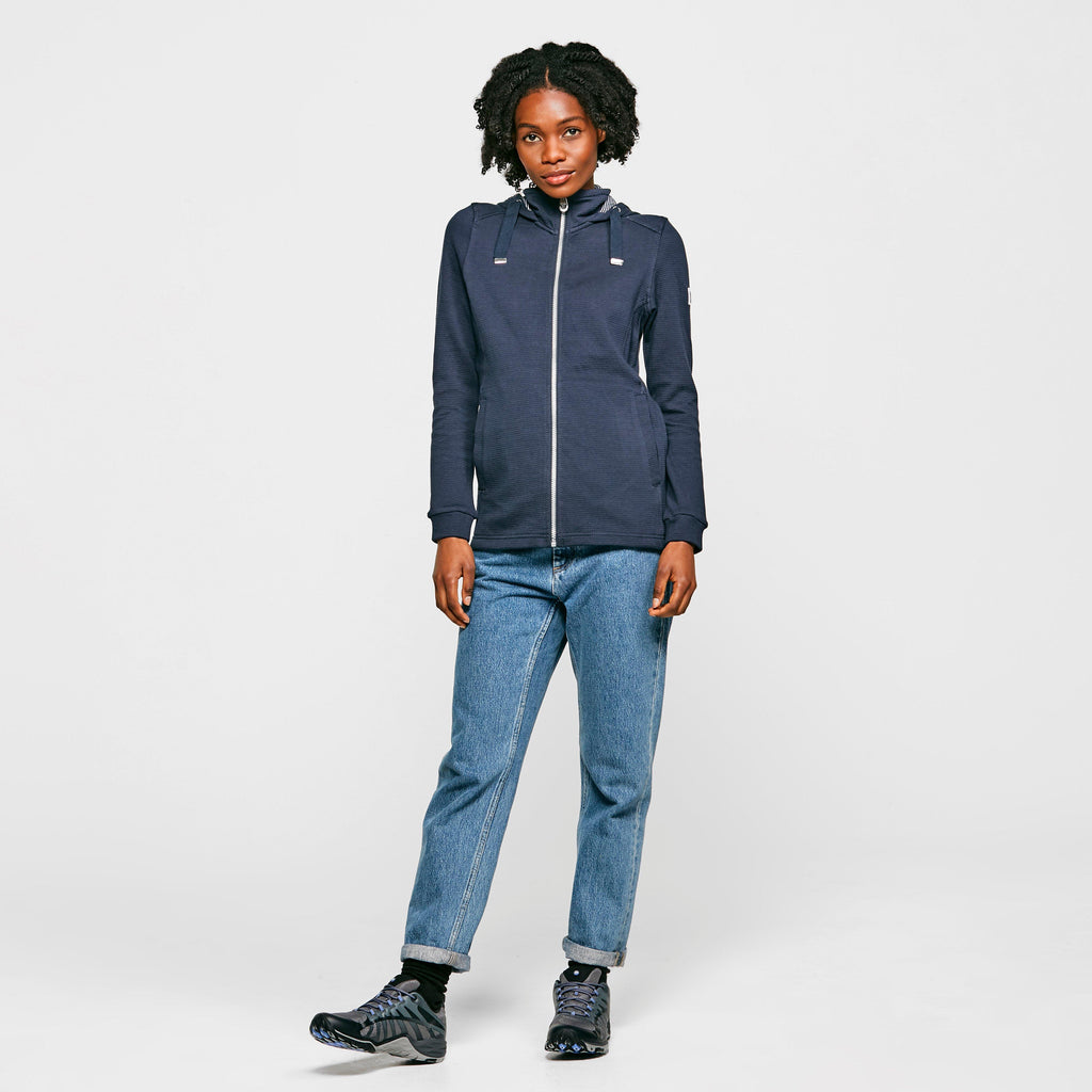 Womens Ramana Hooded Fleece Navy