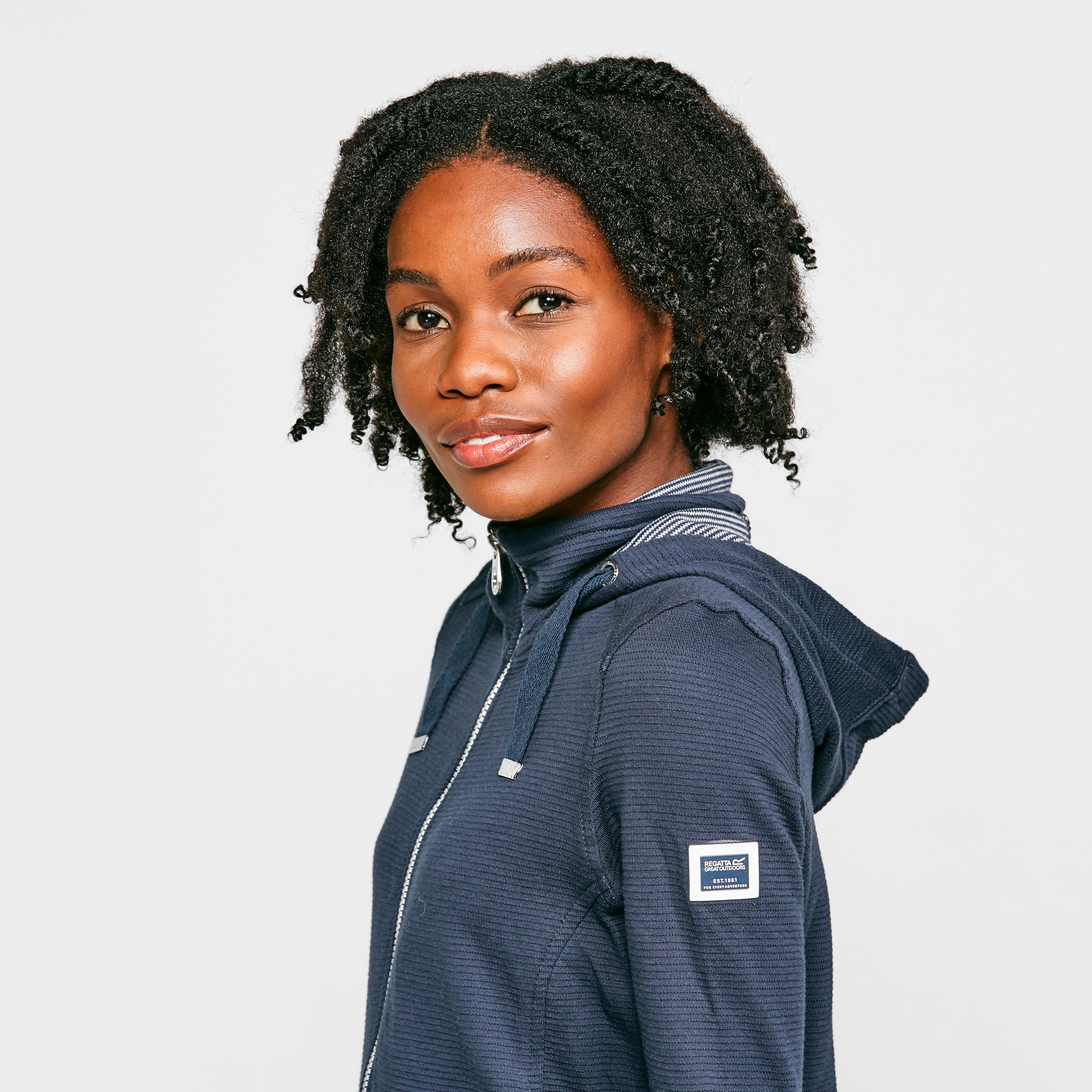 Womens Ramana Hooded Fleece Navy