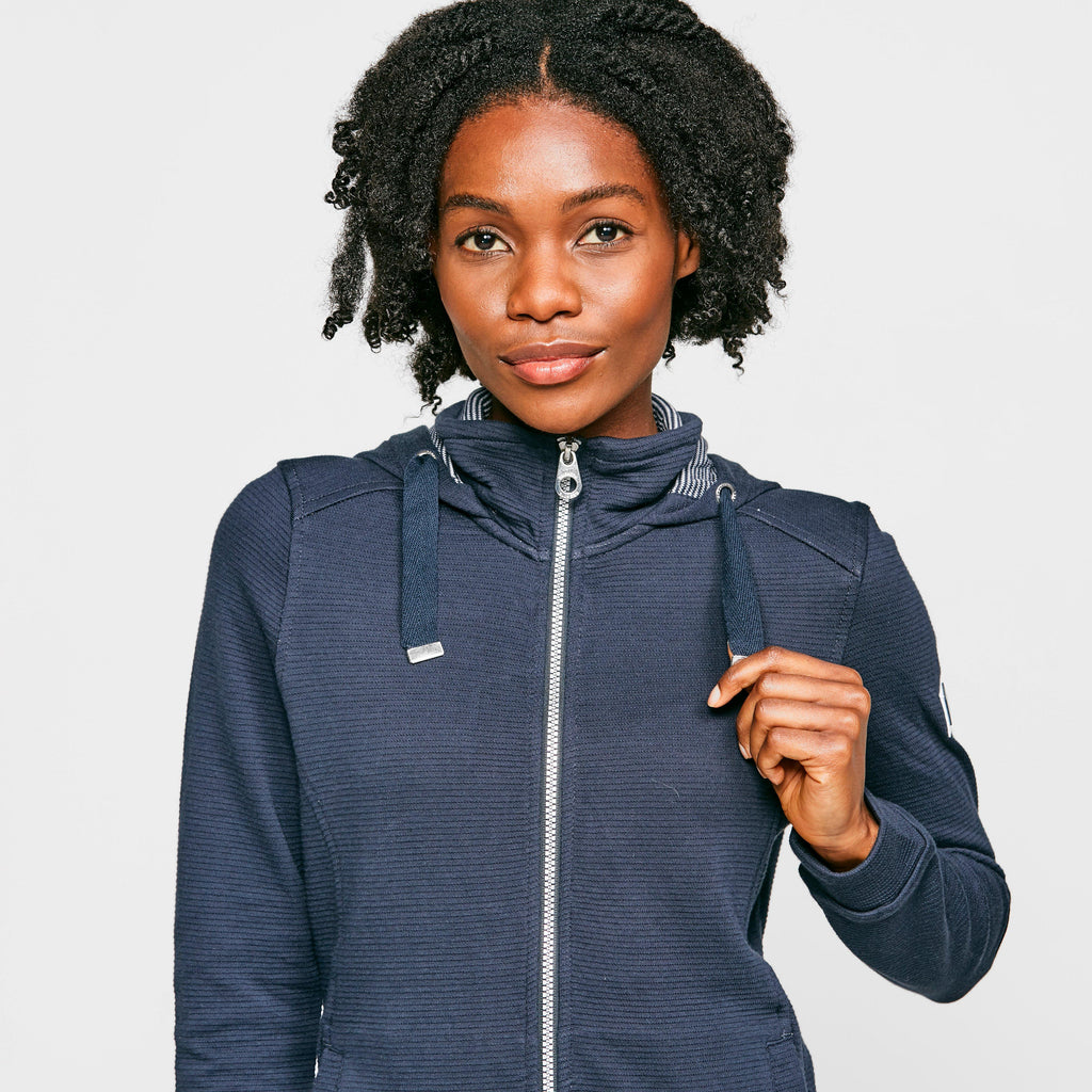 Womens Ramana Hooded Fleece Navy