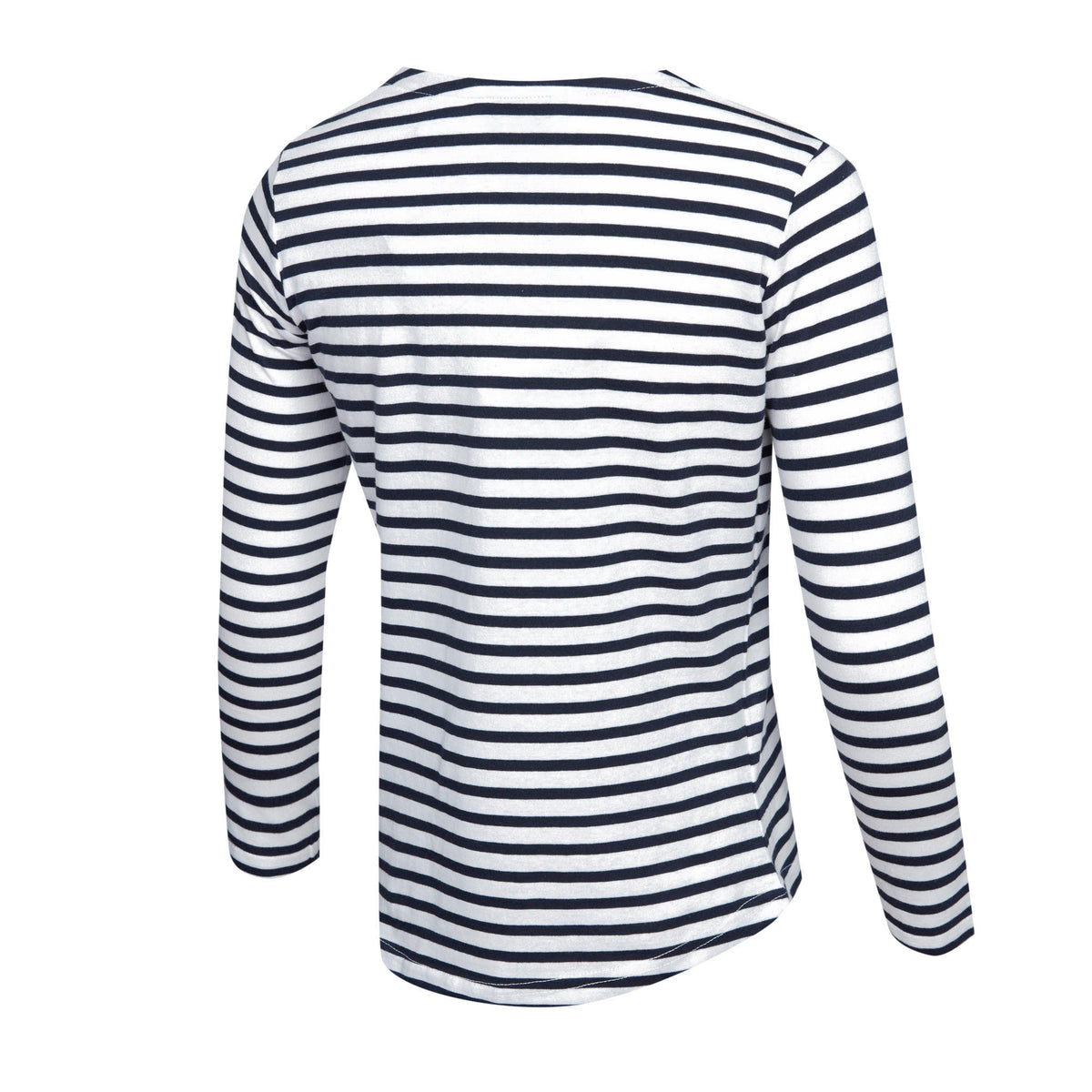 Kids Carmella Striped Long Sleeve T-Shirt Navy White Stripe