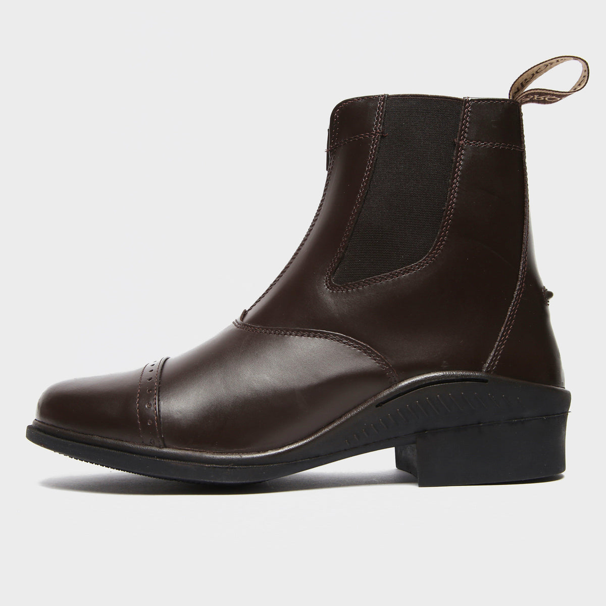 Womens Tivoli Front Zip Jodhpur Boots Brown