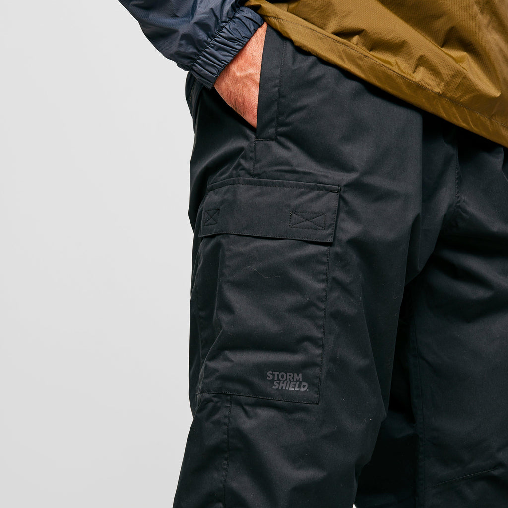Mens Storm Waterproof Insulated Trousers Black
