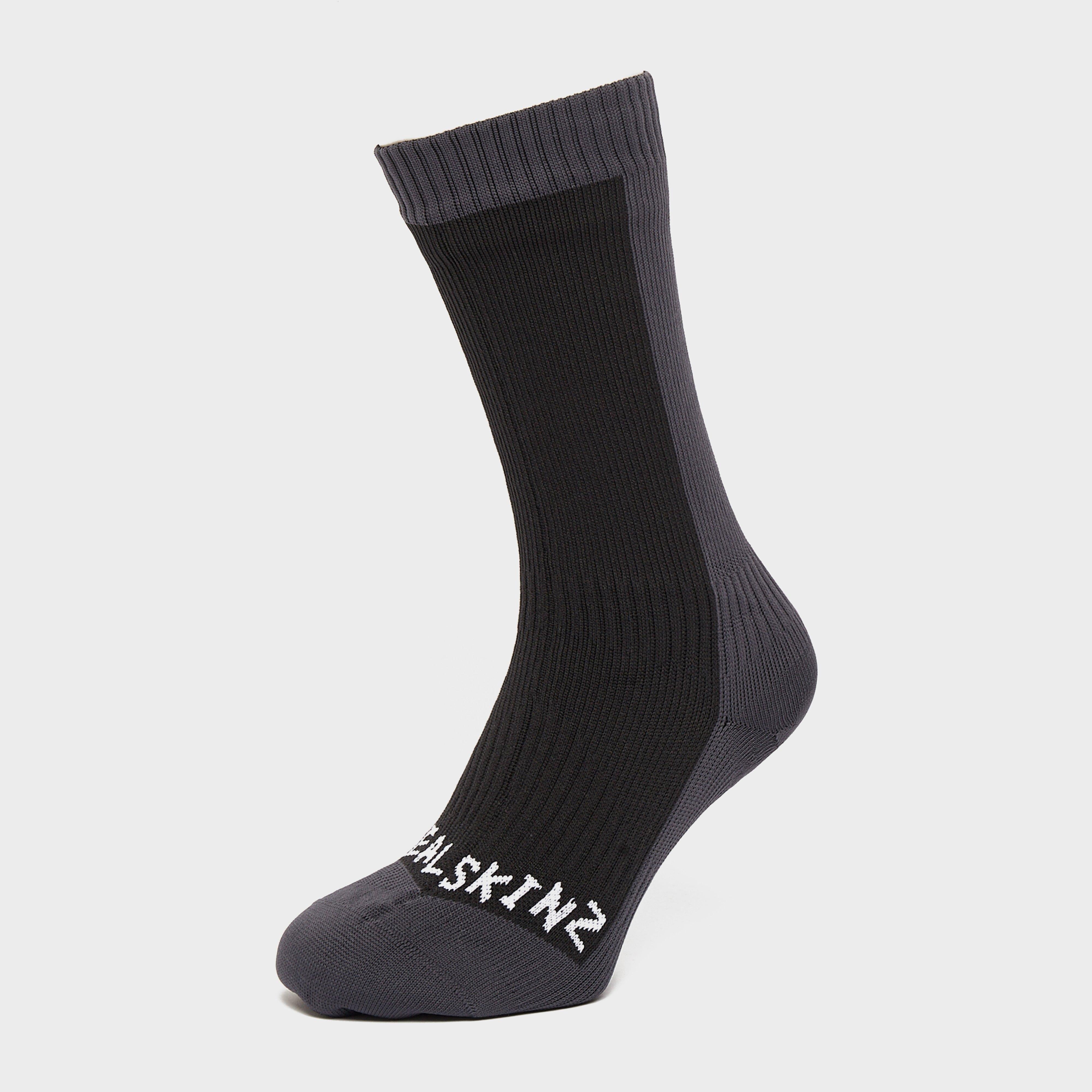 Waterproof Cold Weather Mid Length Socks Black