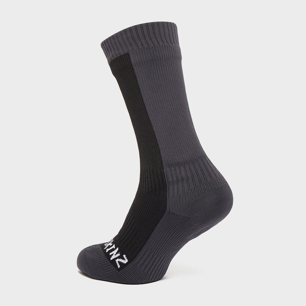 Waterproof Cold Weather Mid Length Socks Black