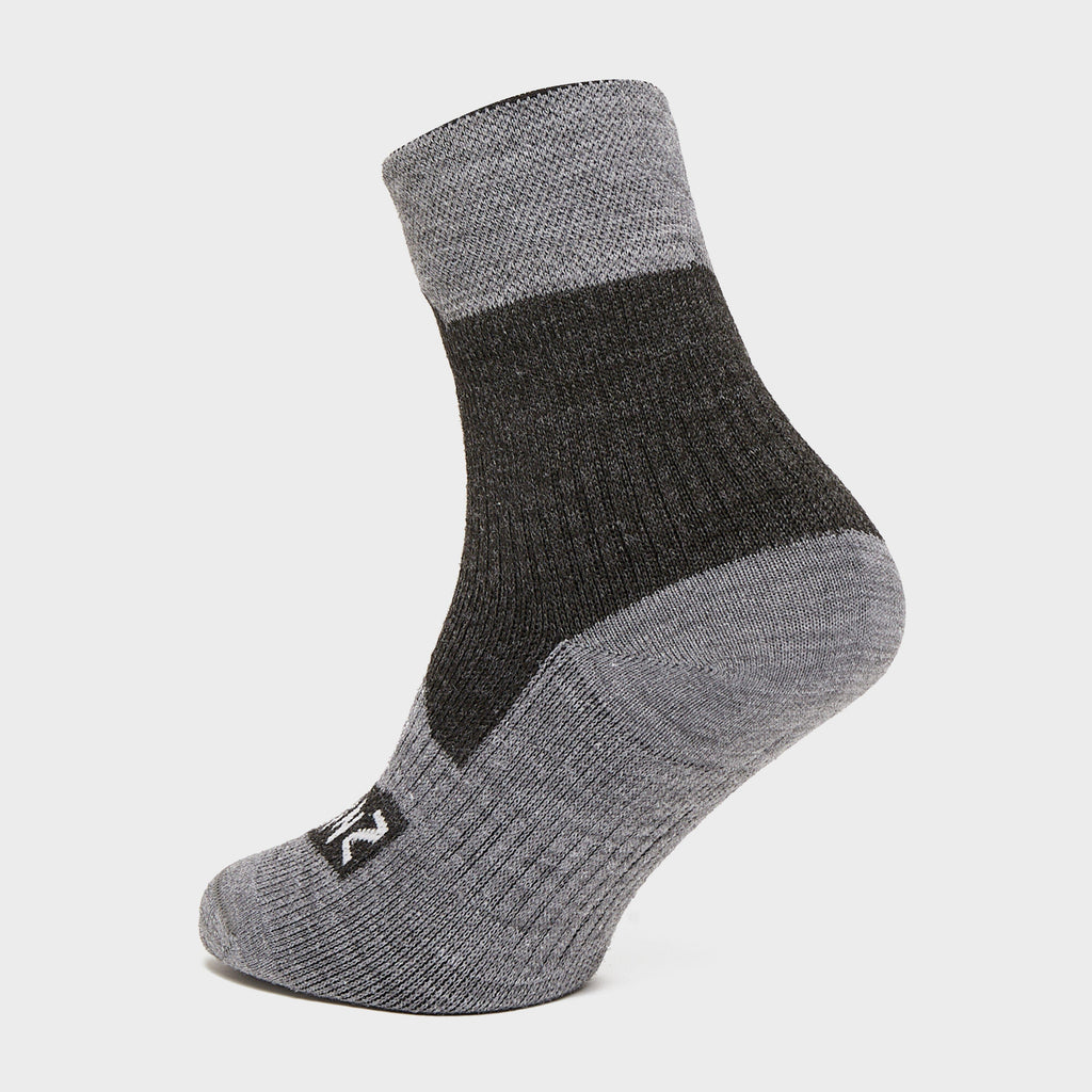 Waterproof All Weather Ankle Socks Grey