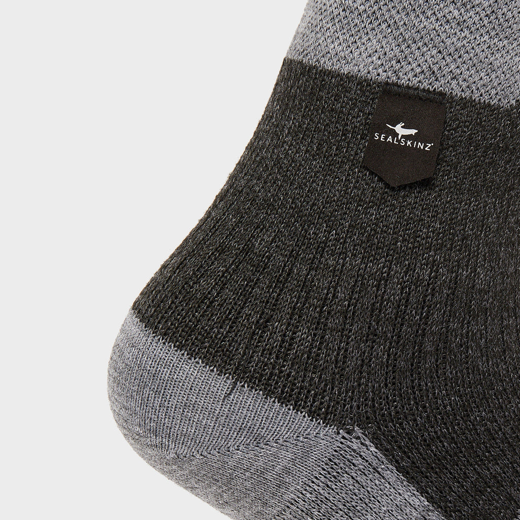 Waterproof All Weather Ankle Socks Grey