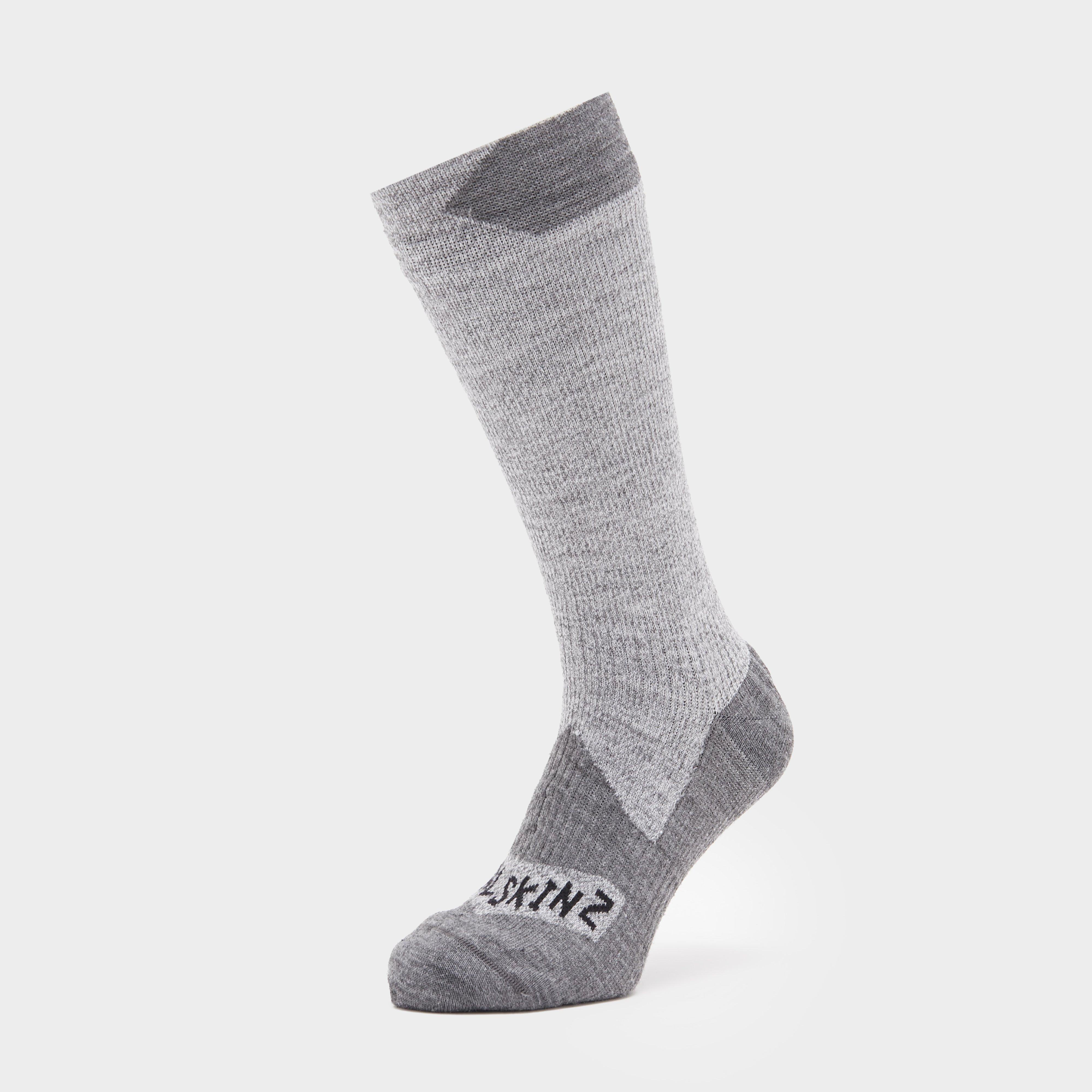 Waterproof All Weather Mid Length Socks Grey