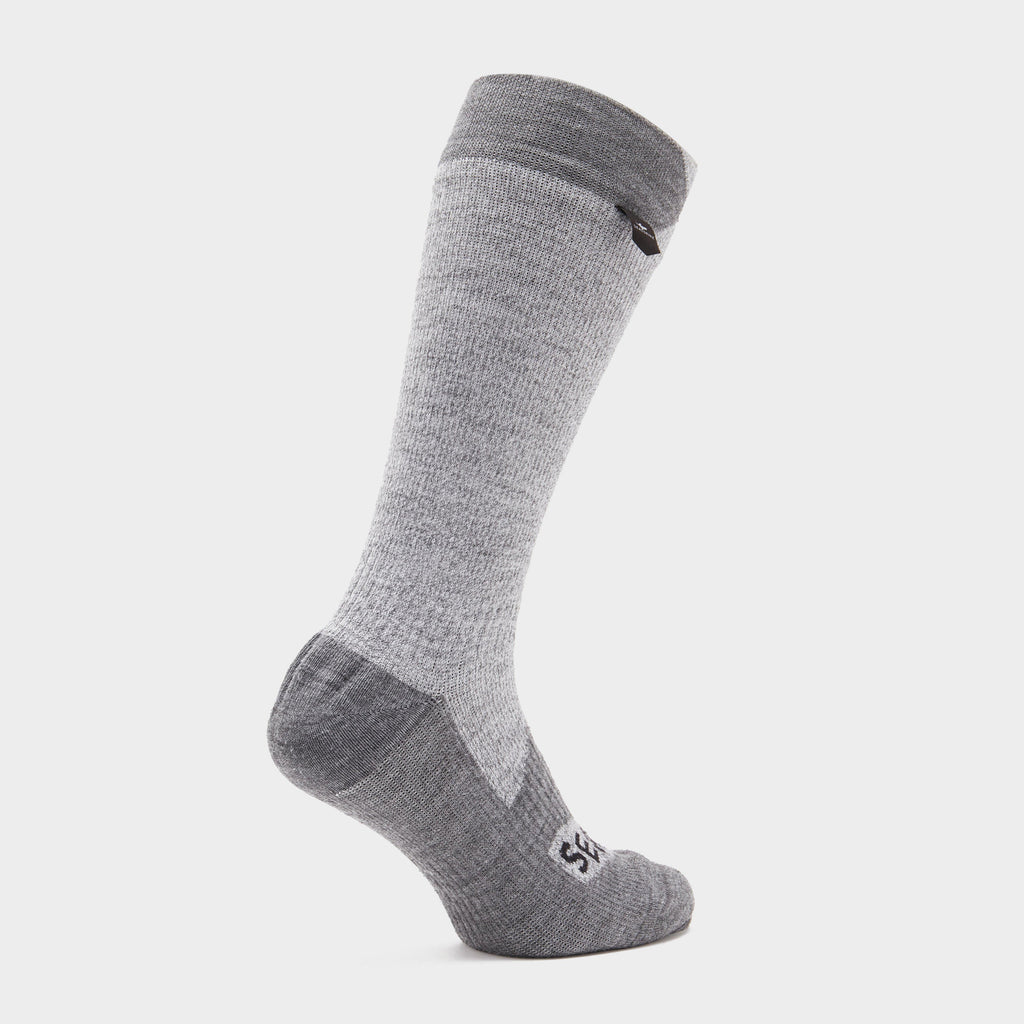 Waterproof All Weather Mid Length Socks Grey
