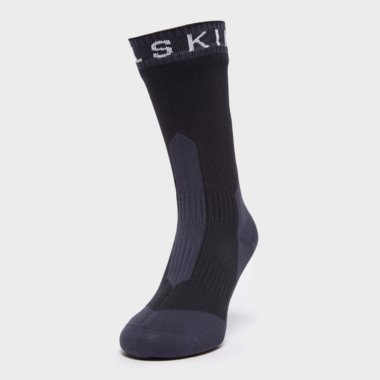 Extreme Cold Weather Waterproof Mid Length Sock Black