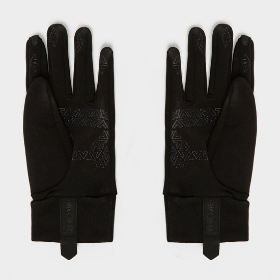 Womens Water-repellent All-Weather Gloves Black