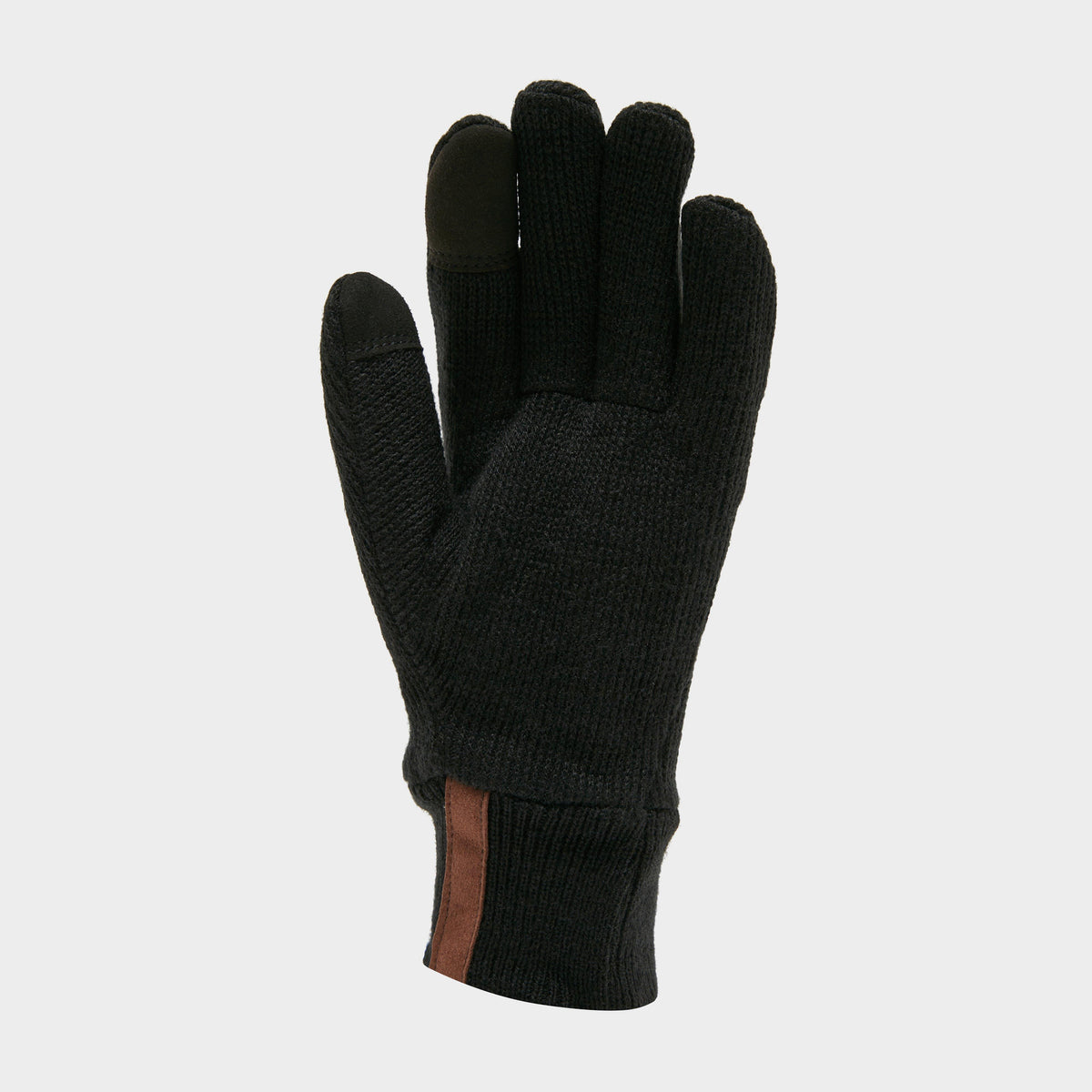 Windproof All Weather Knitted Gloves Black