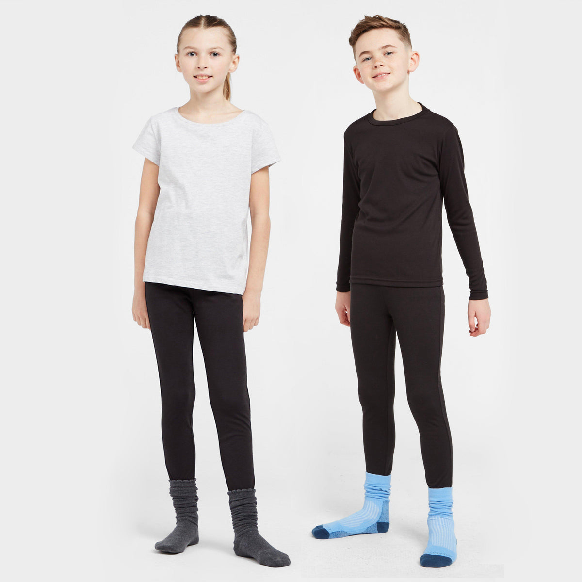 Kids Thermal Pants Black