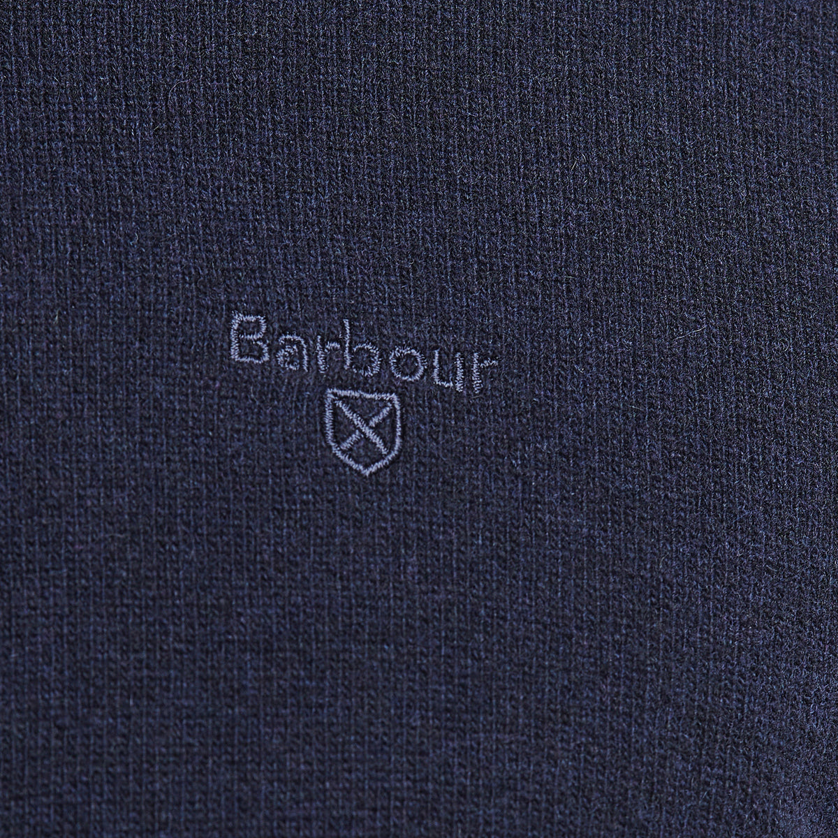 Mens Essential Lambswool Crew Neck Sweatshirt Navy