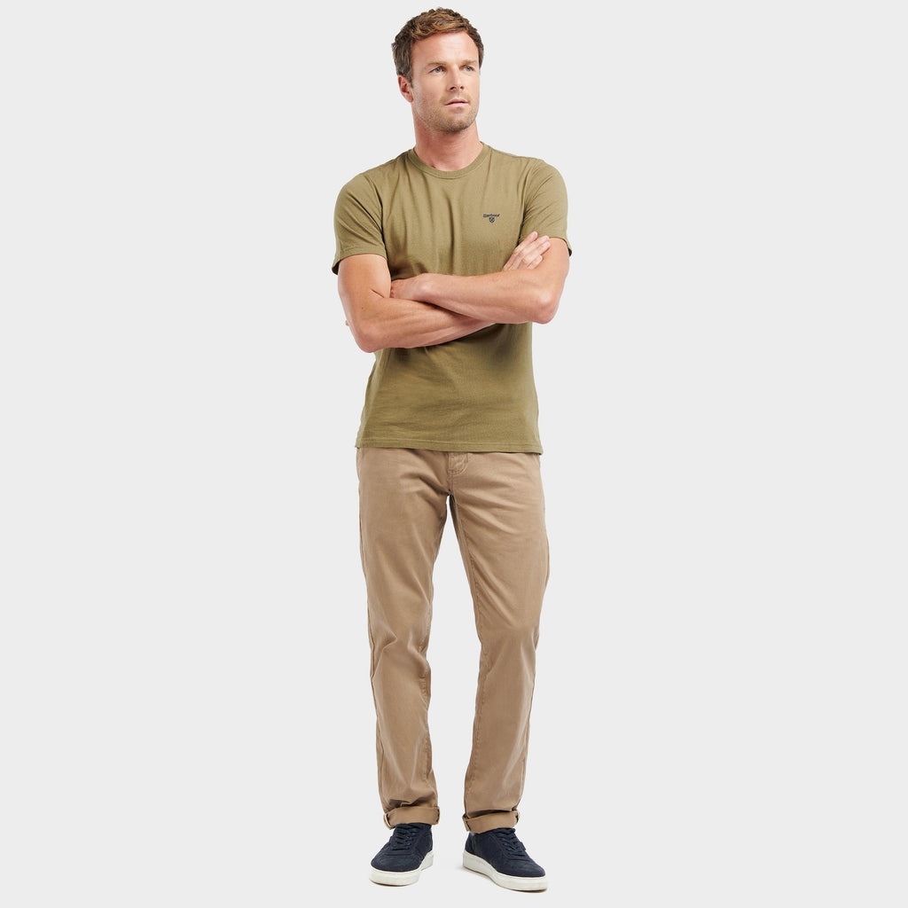 Mens Sports T-Shirt Mid Olive