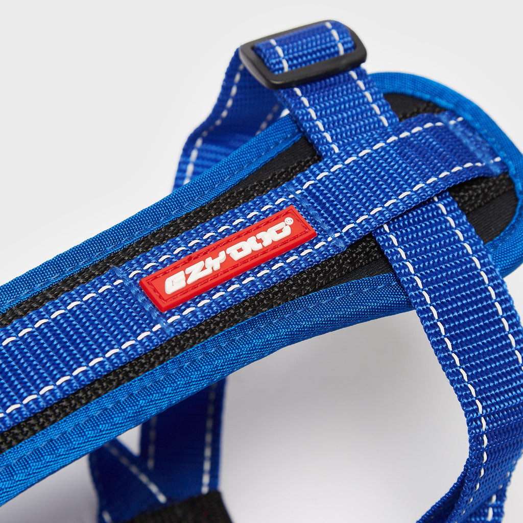 Chest Plate Dog Harness Blue Medium