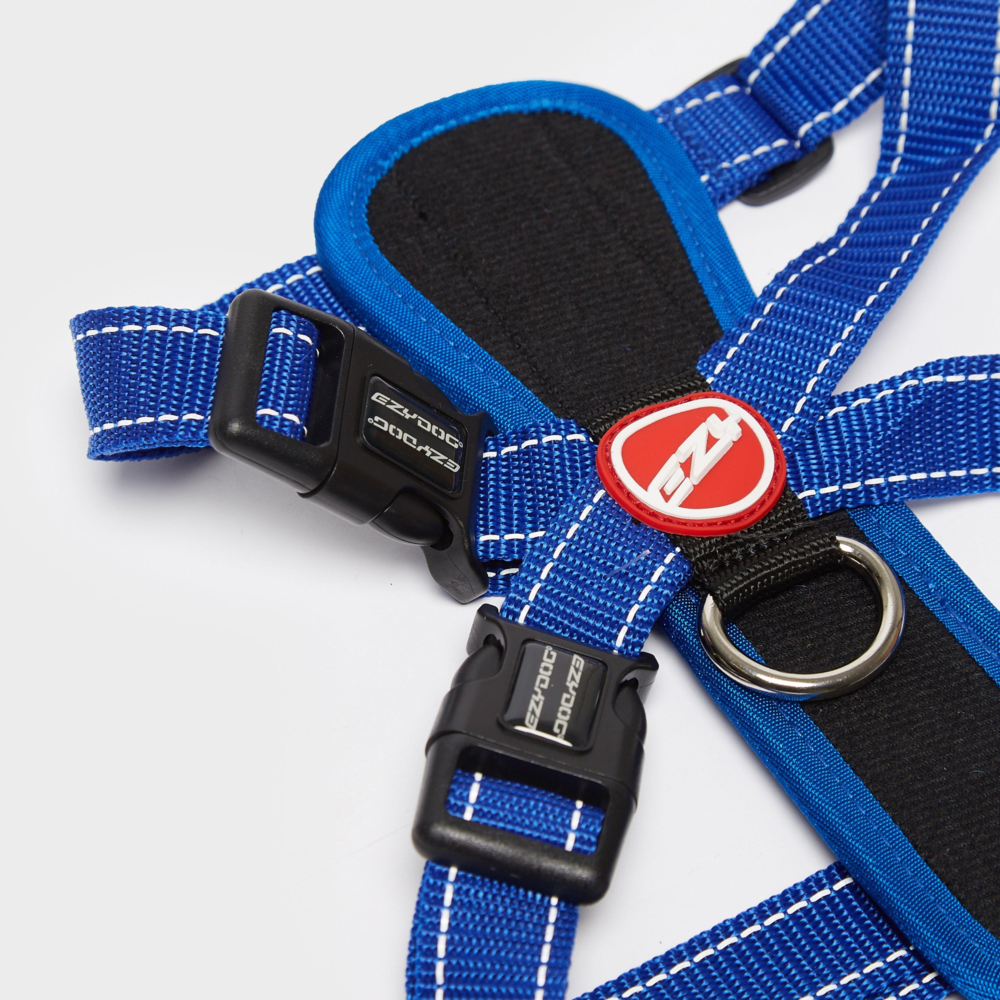 Chest Plate Dog Harness Blue Medium