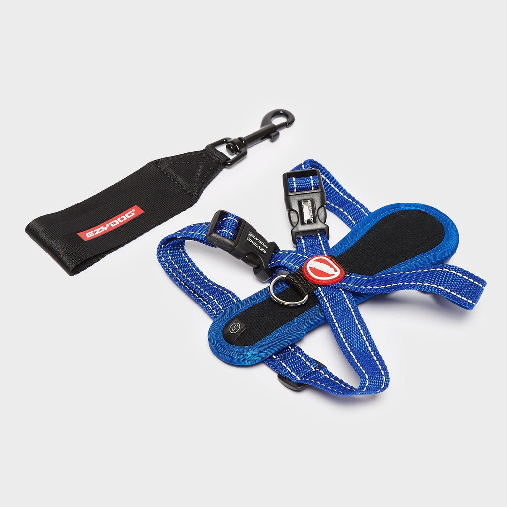 Chest Plate Dog Harness Blue Small