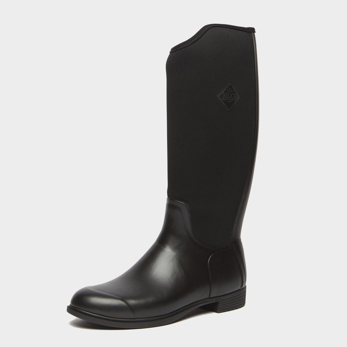 Womens Derby Tall Riding Boots Black