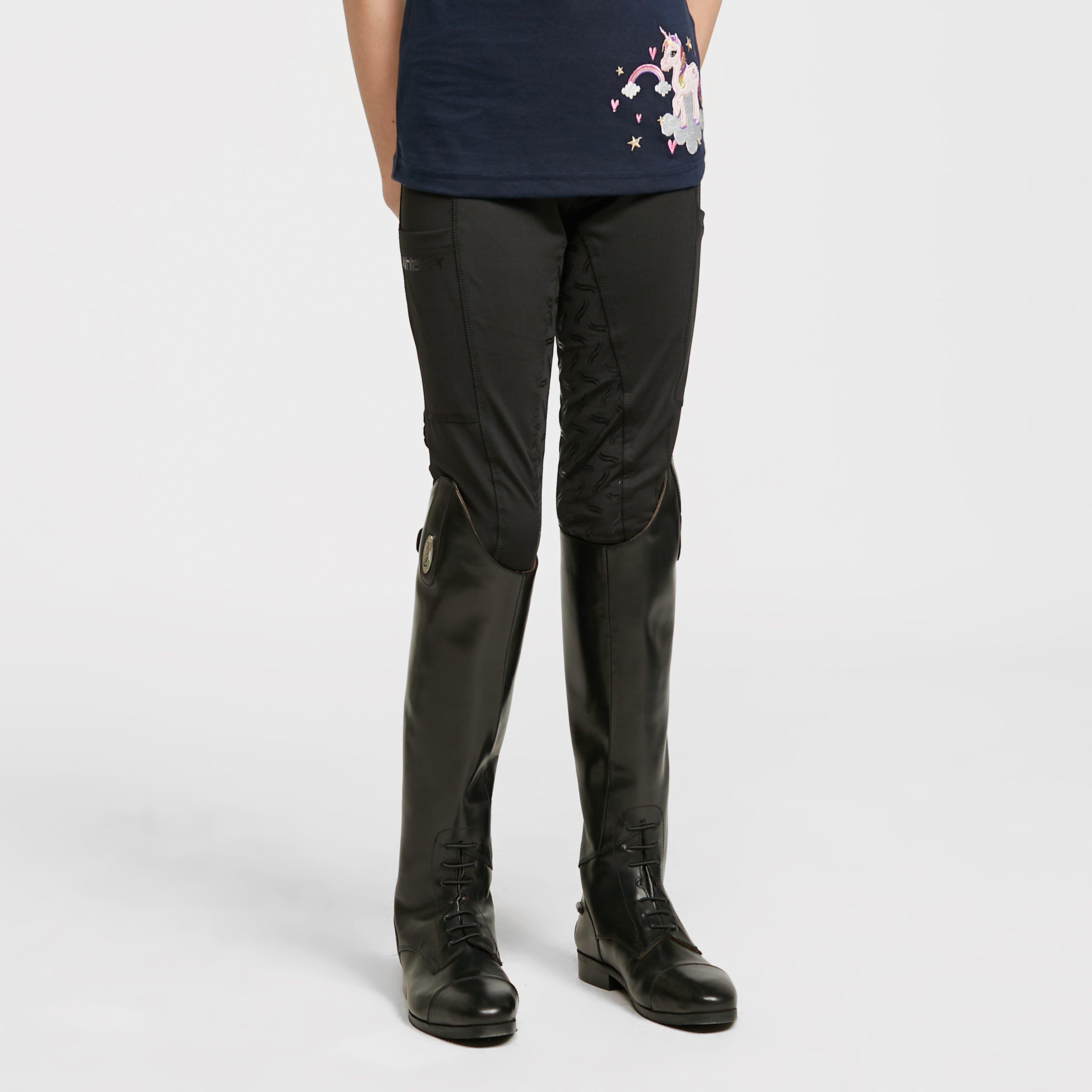 Kids Shore Riding Tights Black