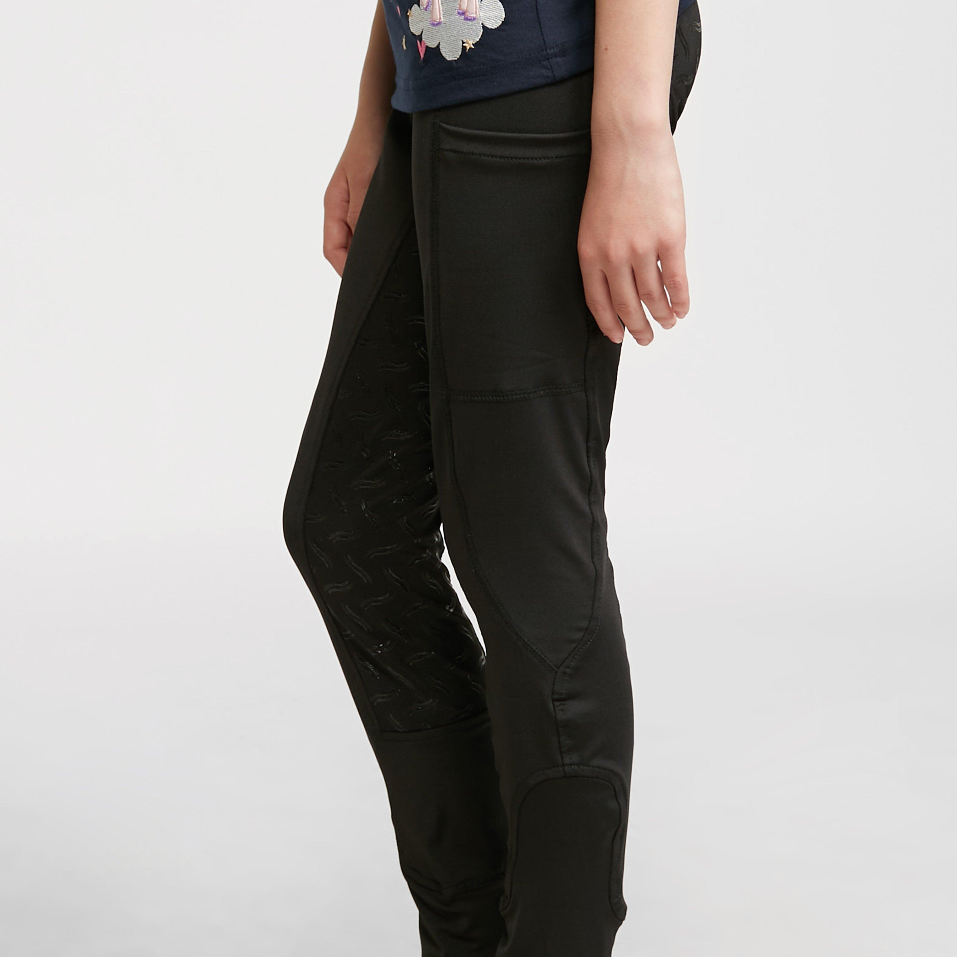 Kids Shore Riding Tights Black