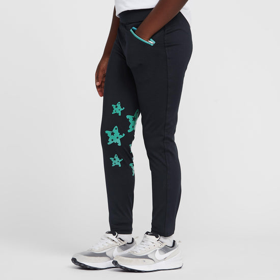 Kids Theodora Riding Tights Navy Stars