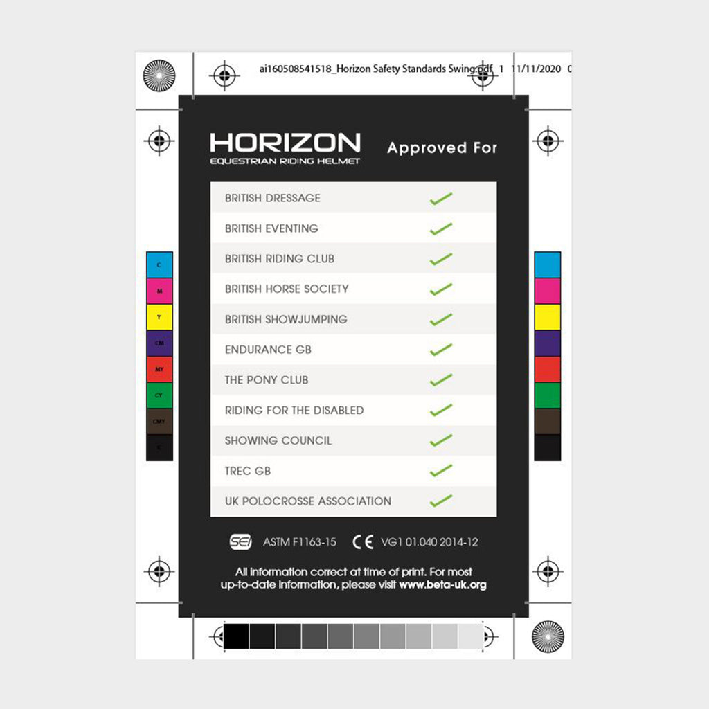 Horizon Riding Hat Black