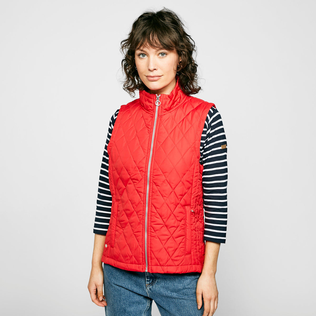 Womens Charna Gilet Red