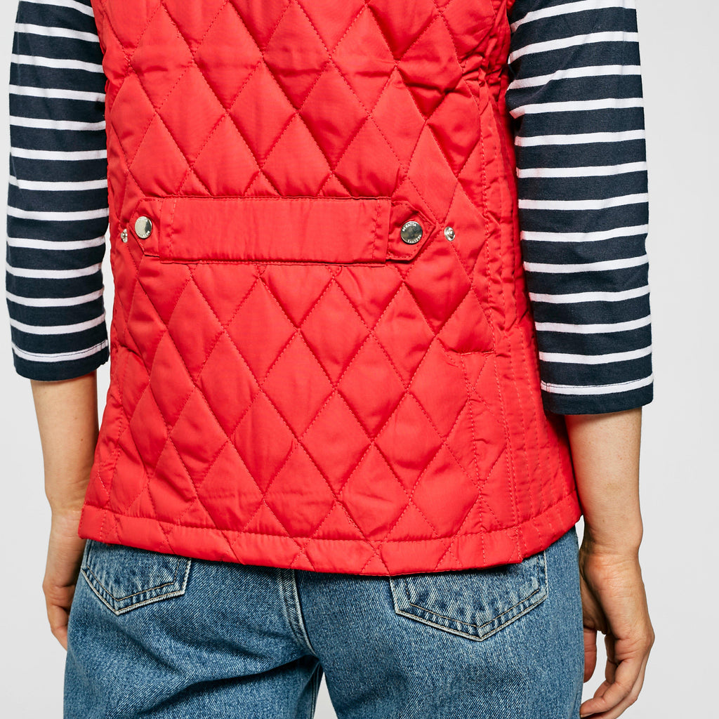 Womens Charna Gilet Red
