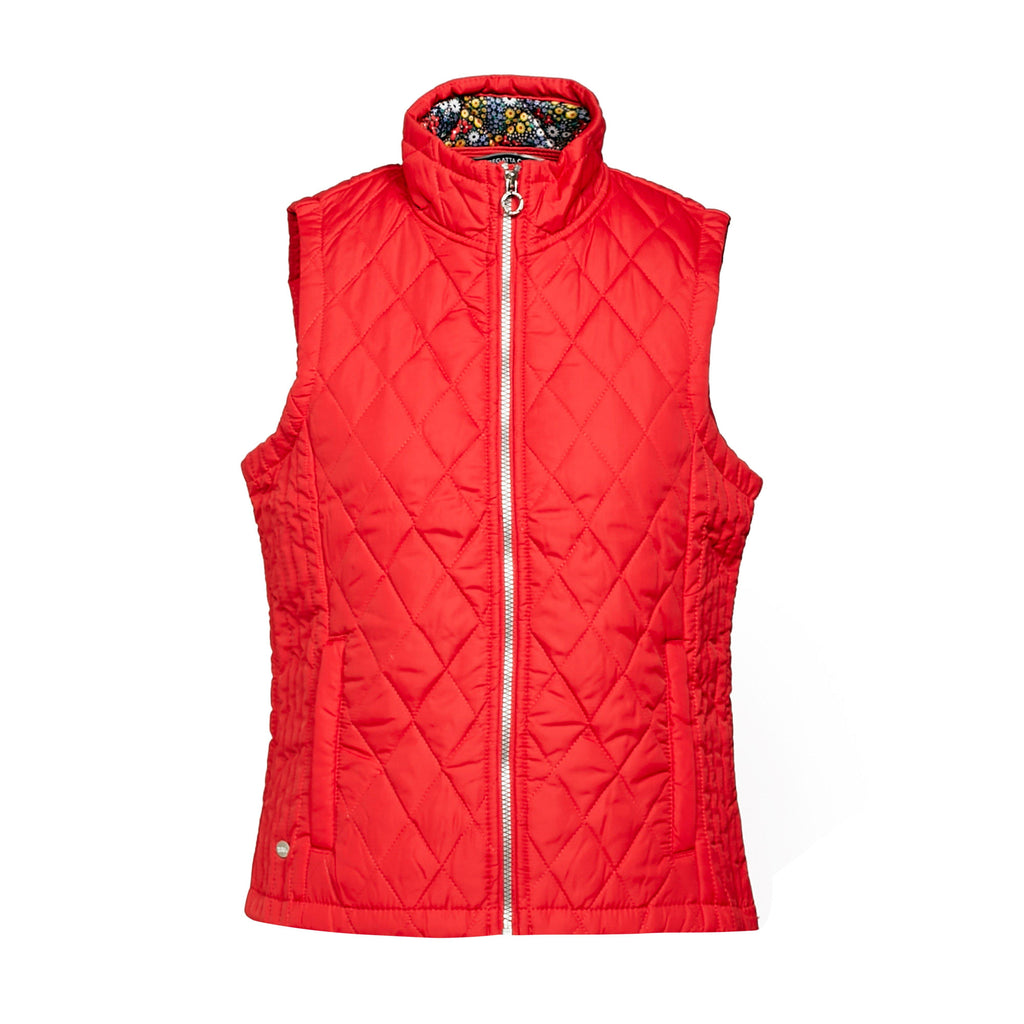 Womens Charna Gilet Red