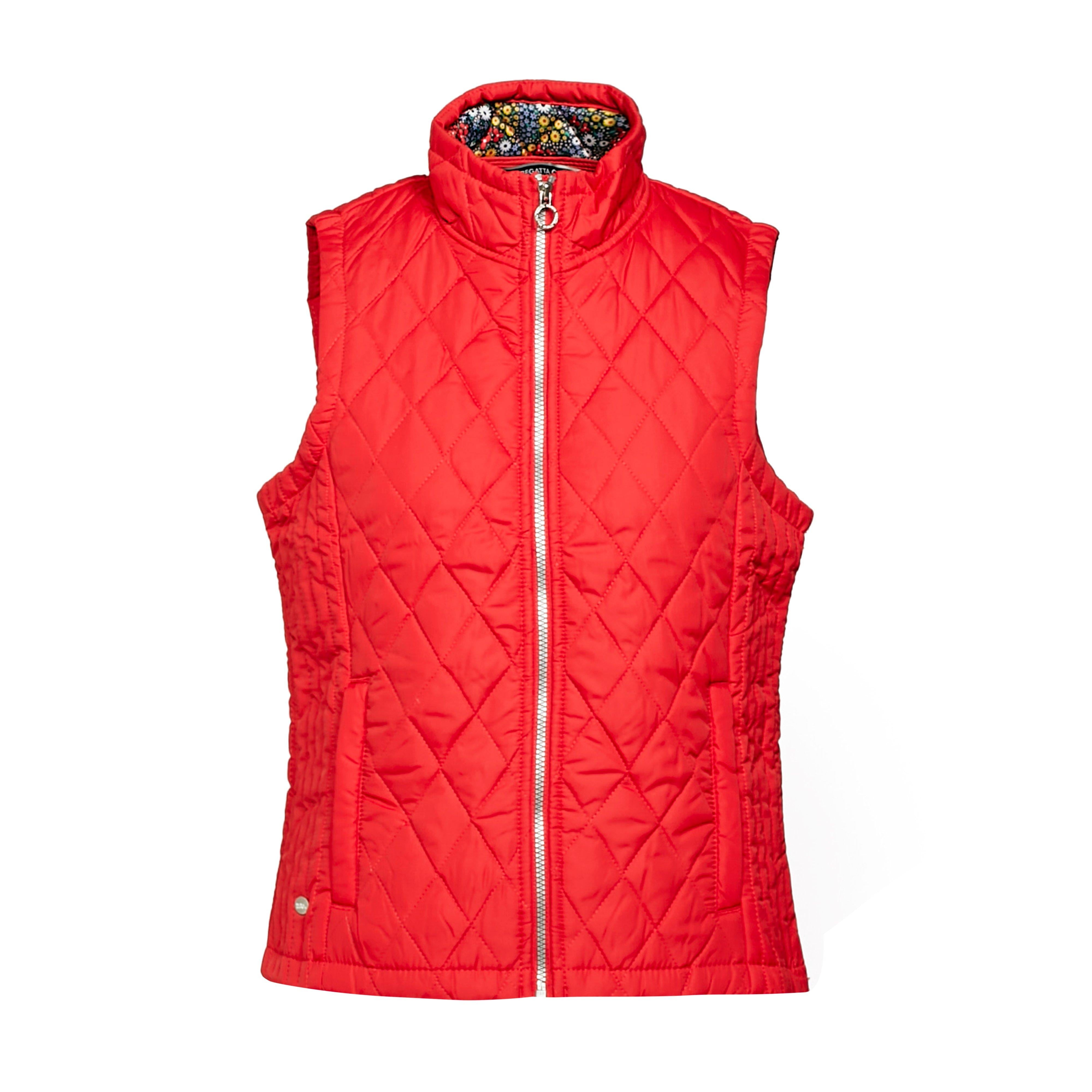 Womens Charna Gilet Red