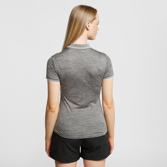 Womens Remex II Active Polo Shirt Grey