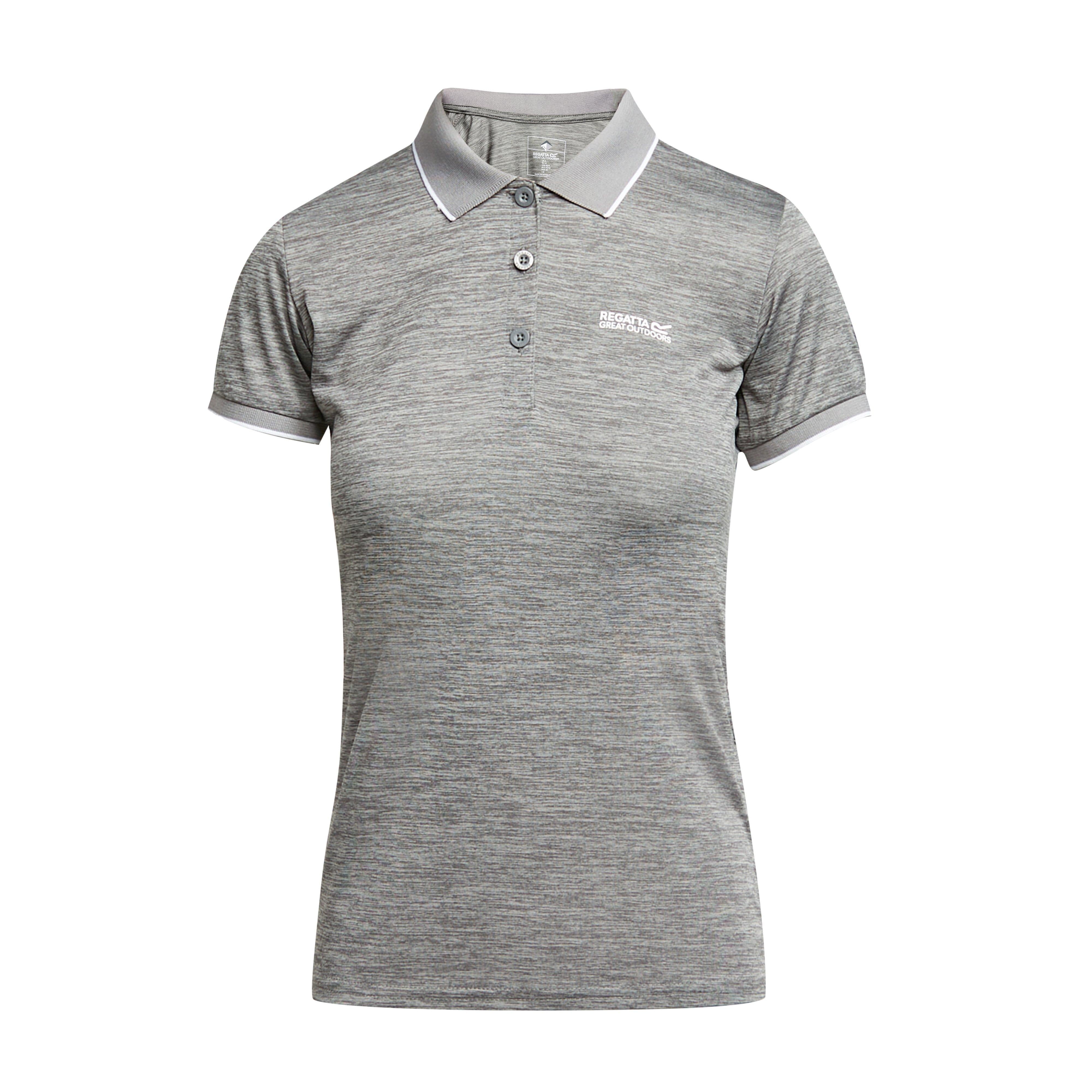 Womens Remex II Active Polo Shirt Grey
