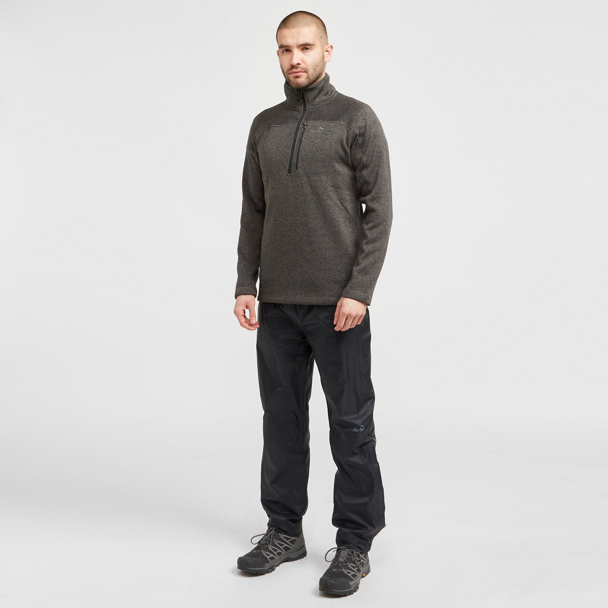 Mens Hohokum Half-Zip Fleece Grey