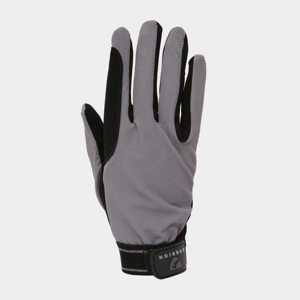Mesh Riding Gloves Grey