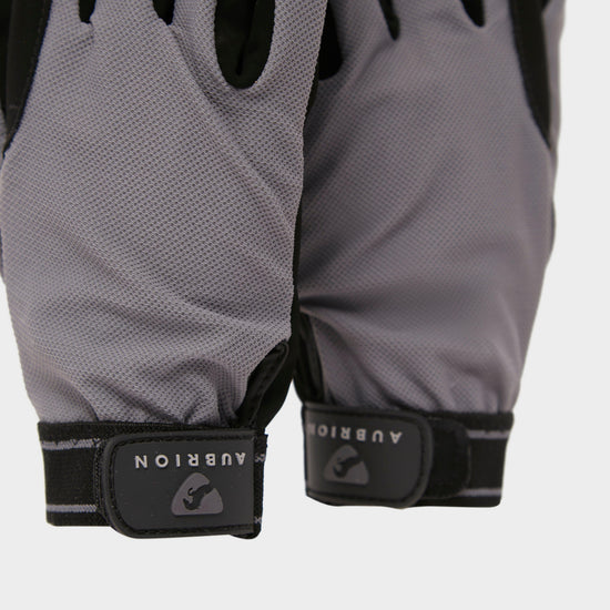 Mesh Riding Gloves Grey