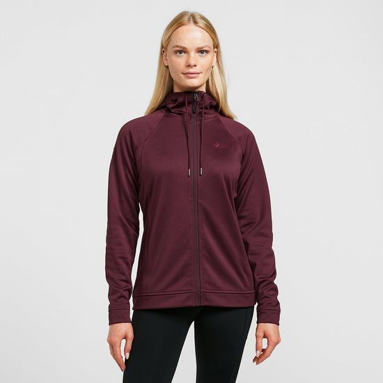 Womens Breathe Hoody Burgundy