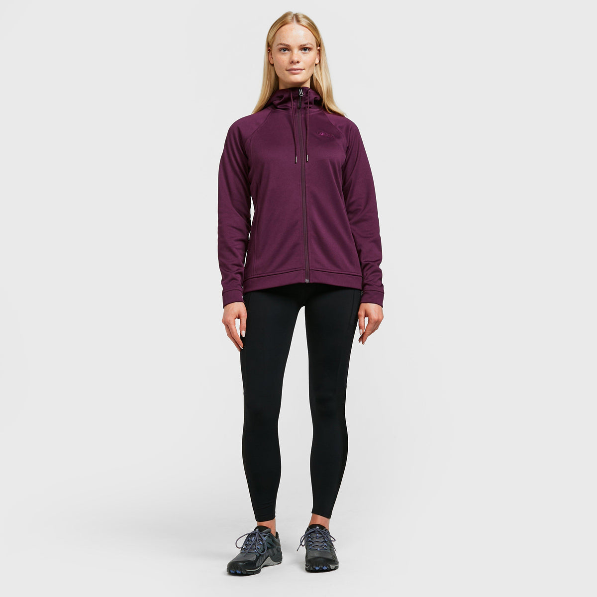 Womens Breathe Hoody Burgundy