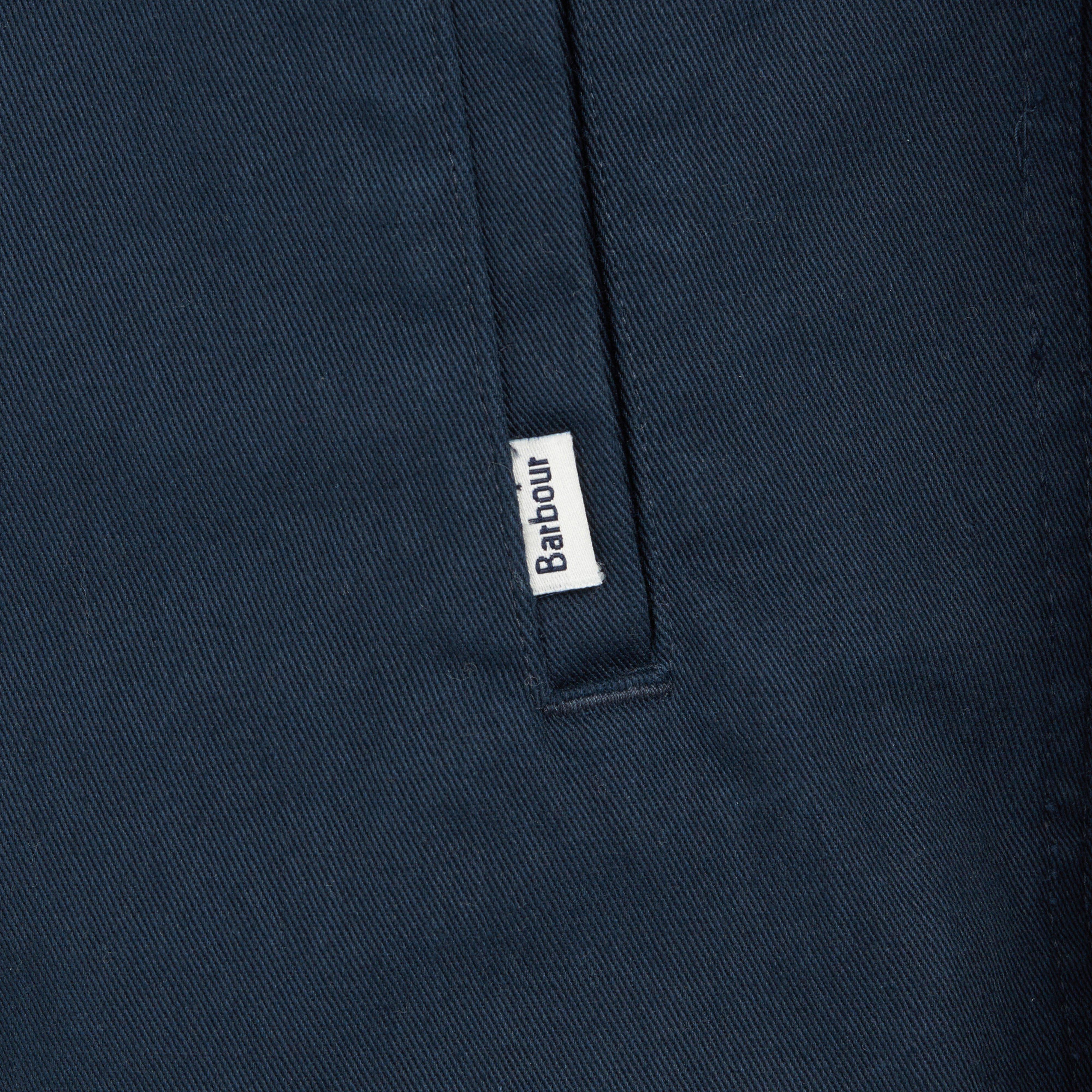 Mens Essential Twill Overshirt Navy