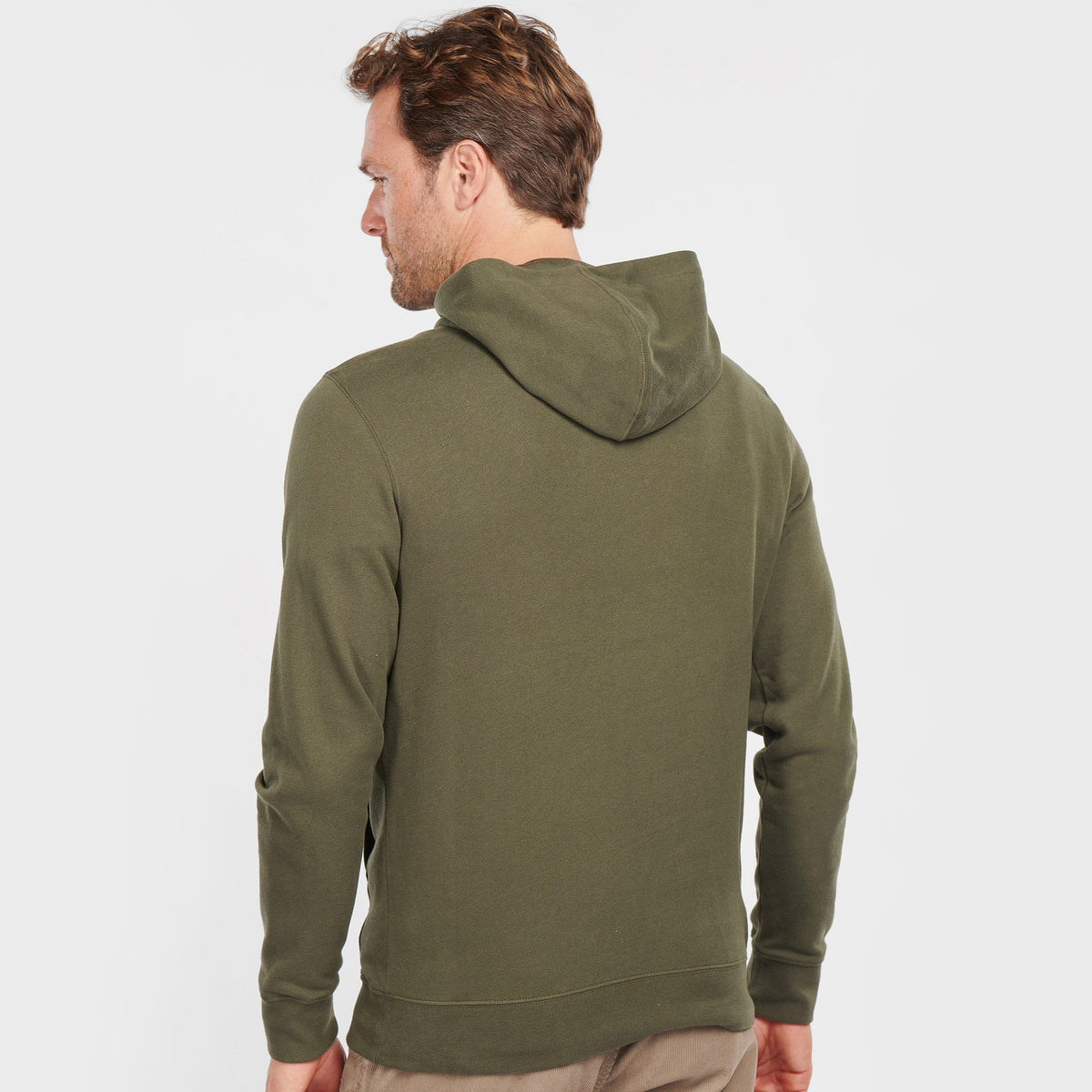 Mens Essential Hoodie Green