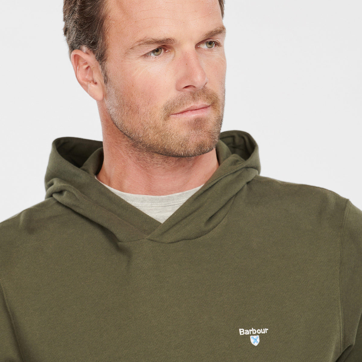 Mens Essential Hoodie Green