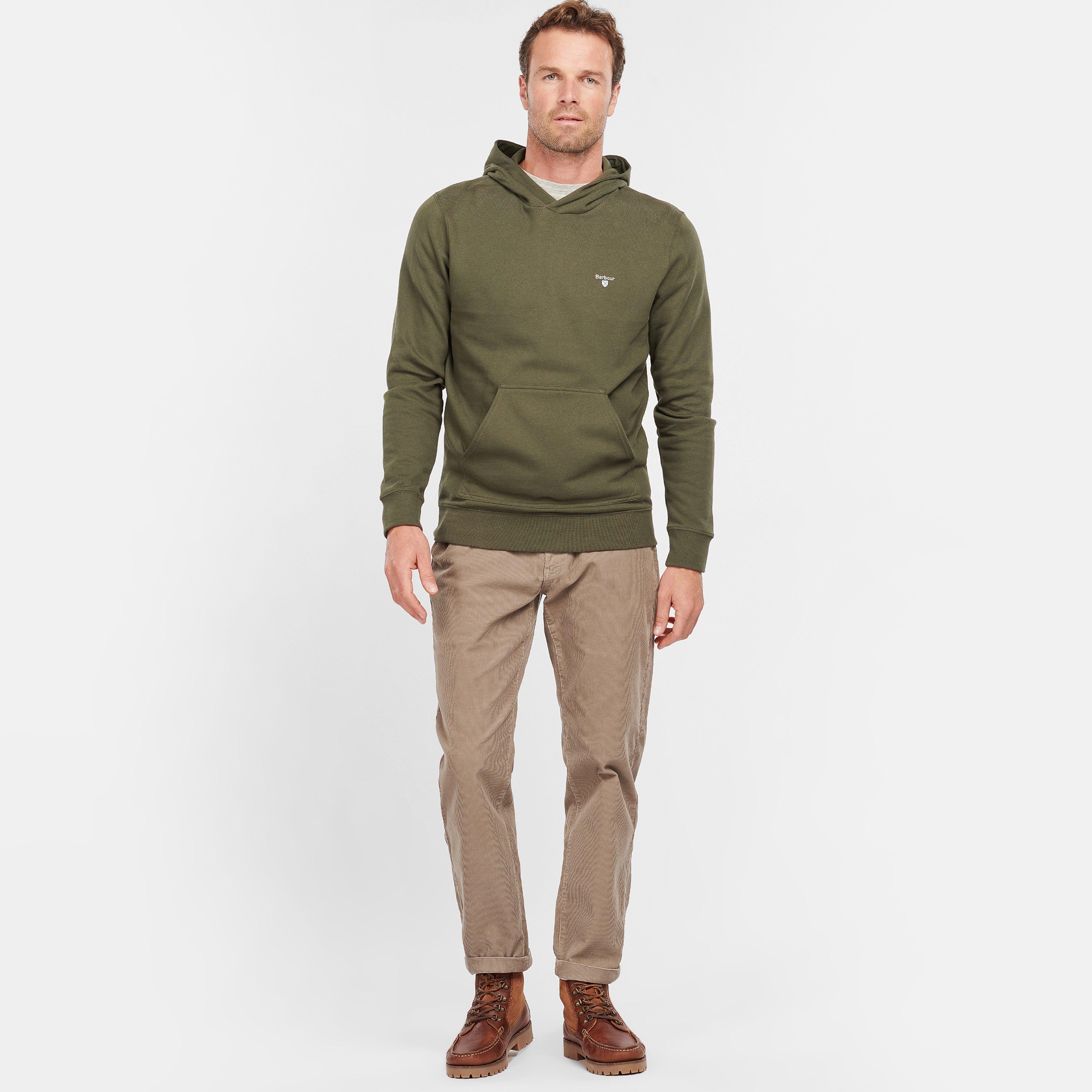 Mens Essential Hoodie Green