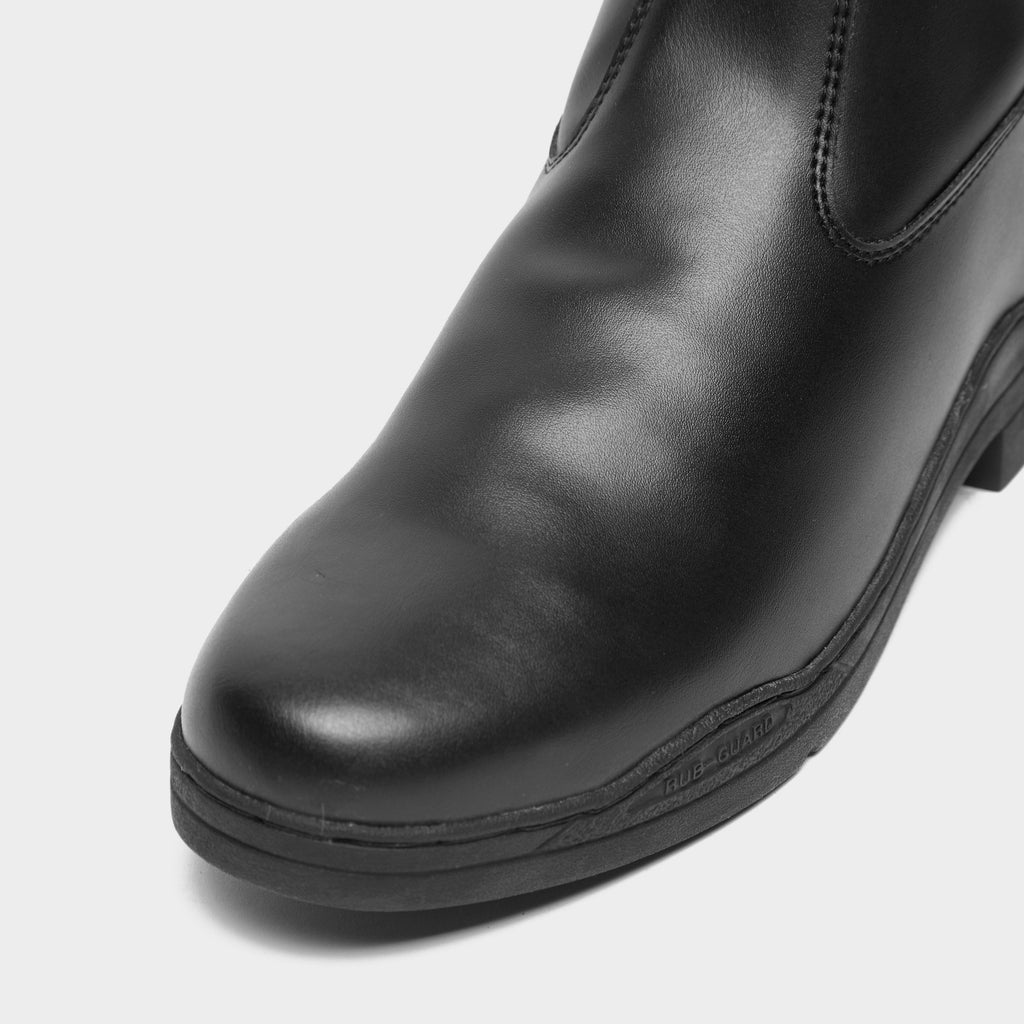 Womens Modena Synthetic Extra Wide Dress Riding Boots Black